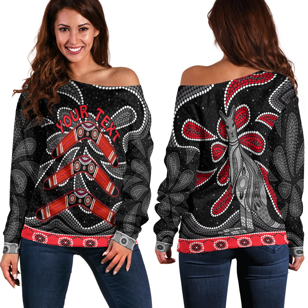 custom-personalised-aboriginal-boomerang-off-shoulder-sweater-kangaroo-australia