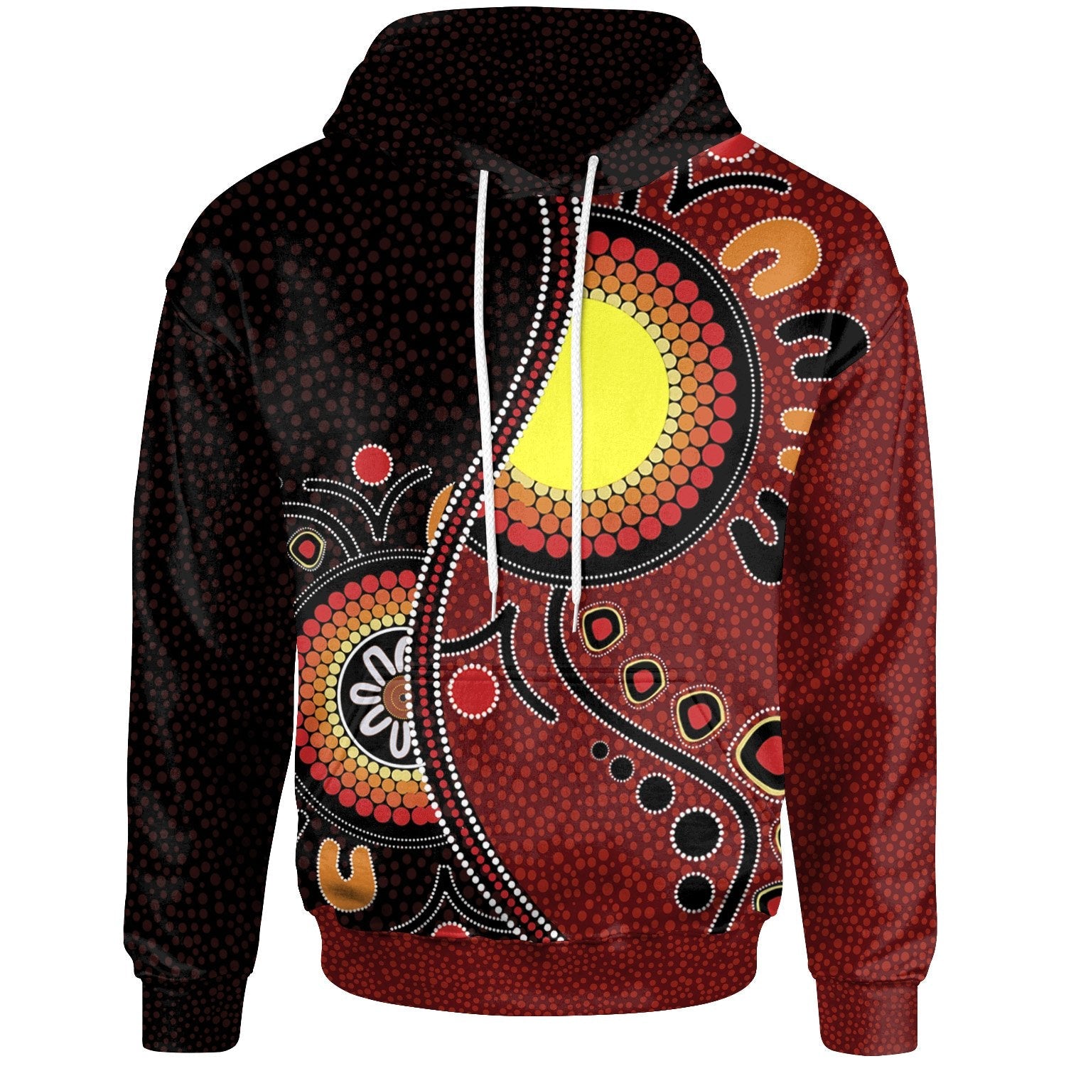 aboriginal-hoodie-australia-flag-dot-painting-art-unisex