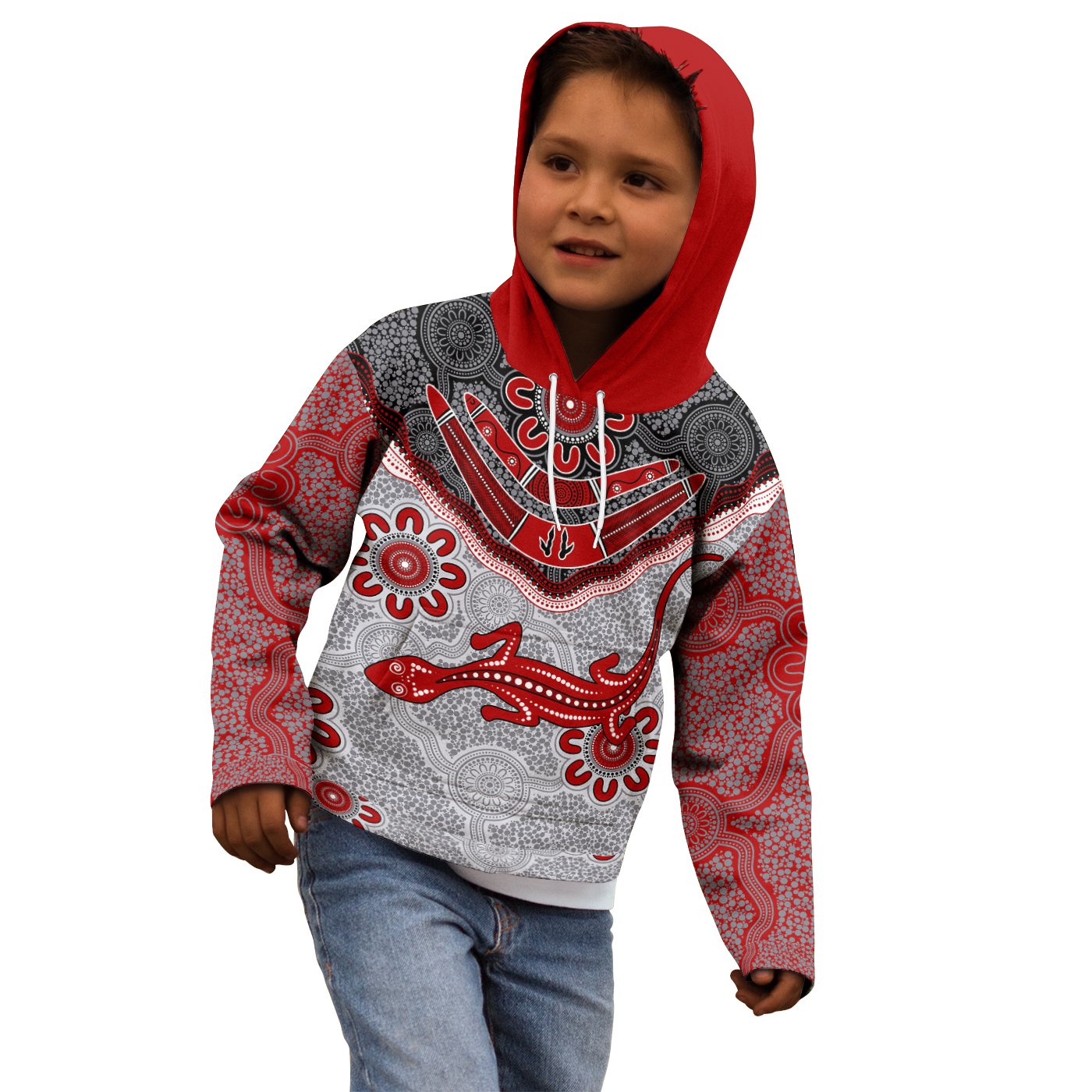 aboriginal-hoodie-indigenous-boomerang-and-lizard-art