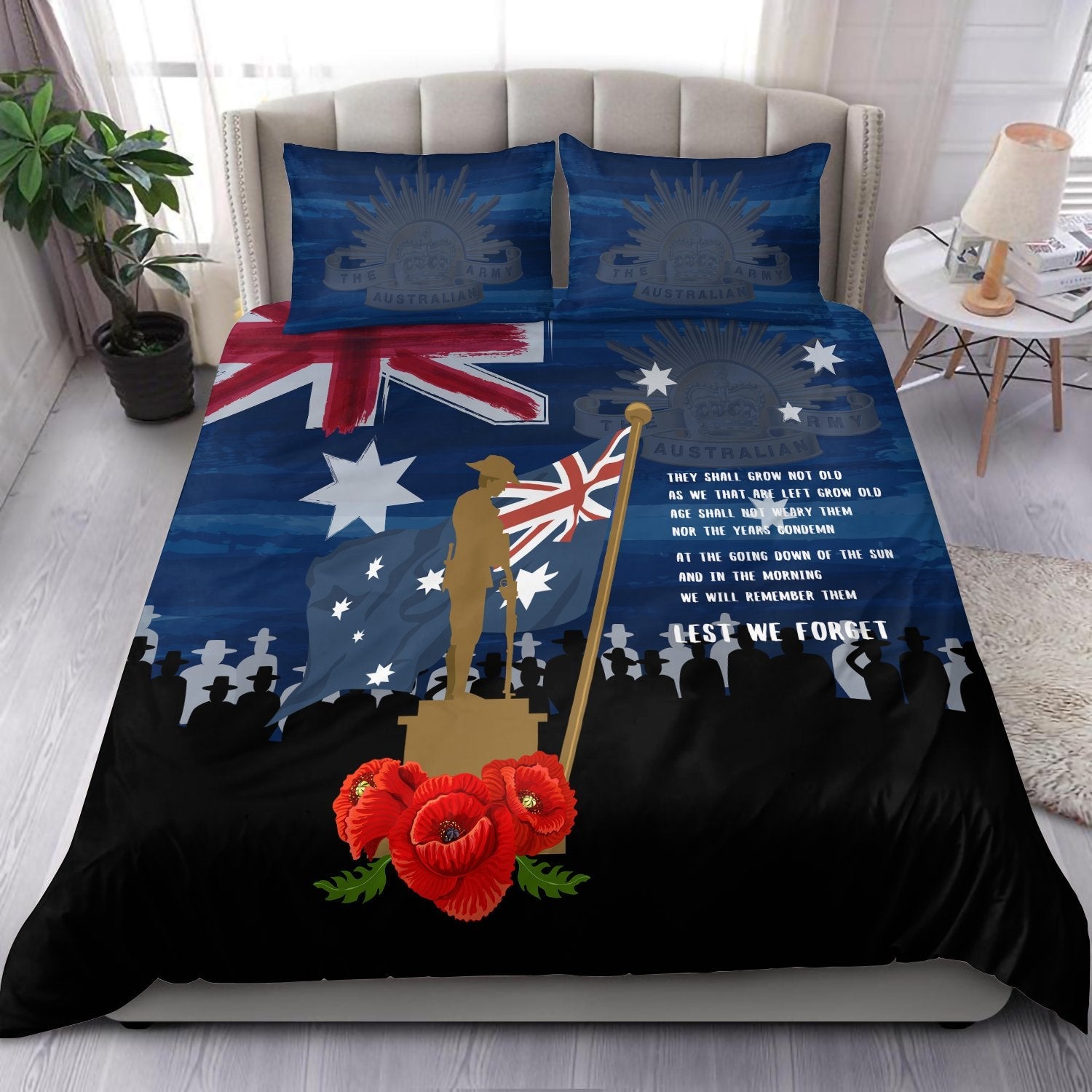 anzac-bedding-set-always-remember-australian-anzac-day