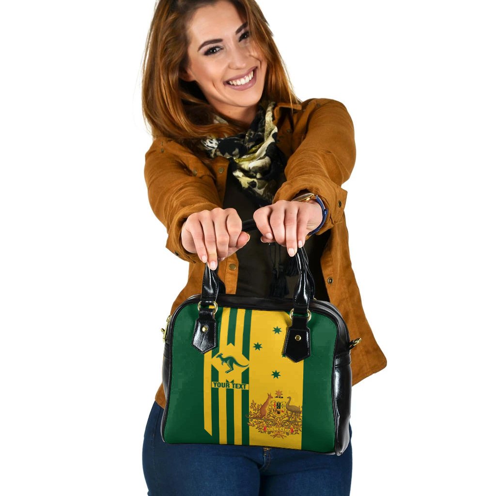 [Custom] Shoulder Handbag -  Australia Kangaroo Sign National Color - Vibe Hoodie