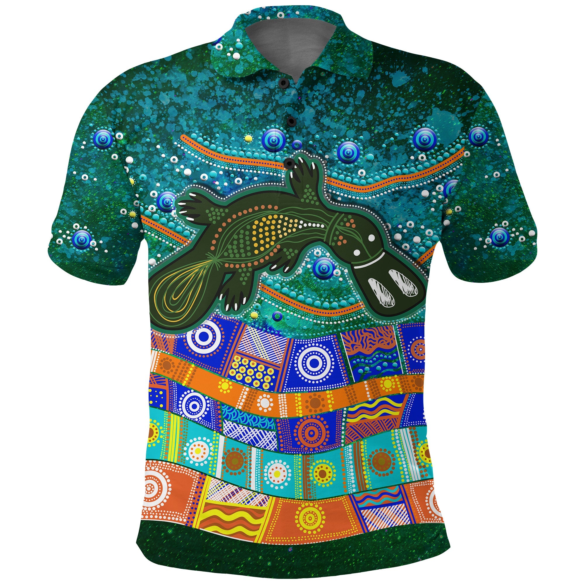 aboriginal-platypus-painting-polo-shirt