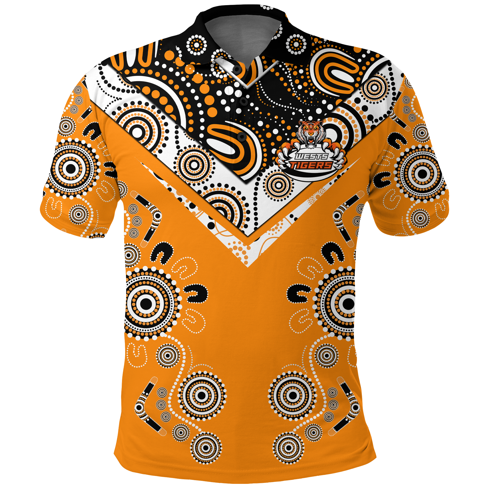 Wests Tiger Rugby Aboriginal Pattern