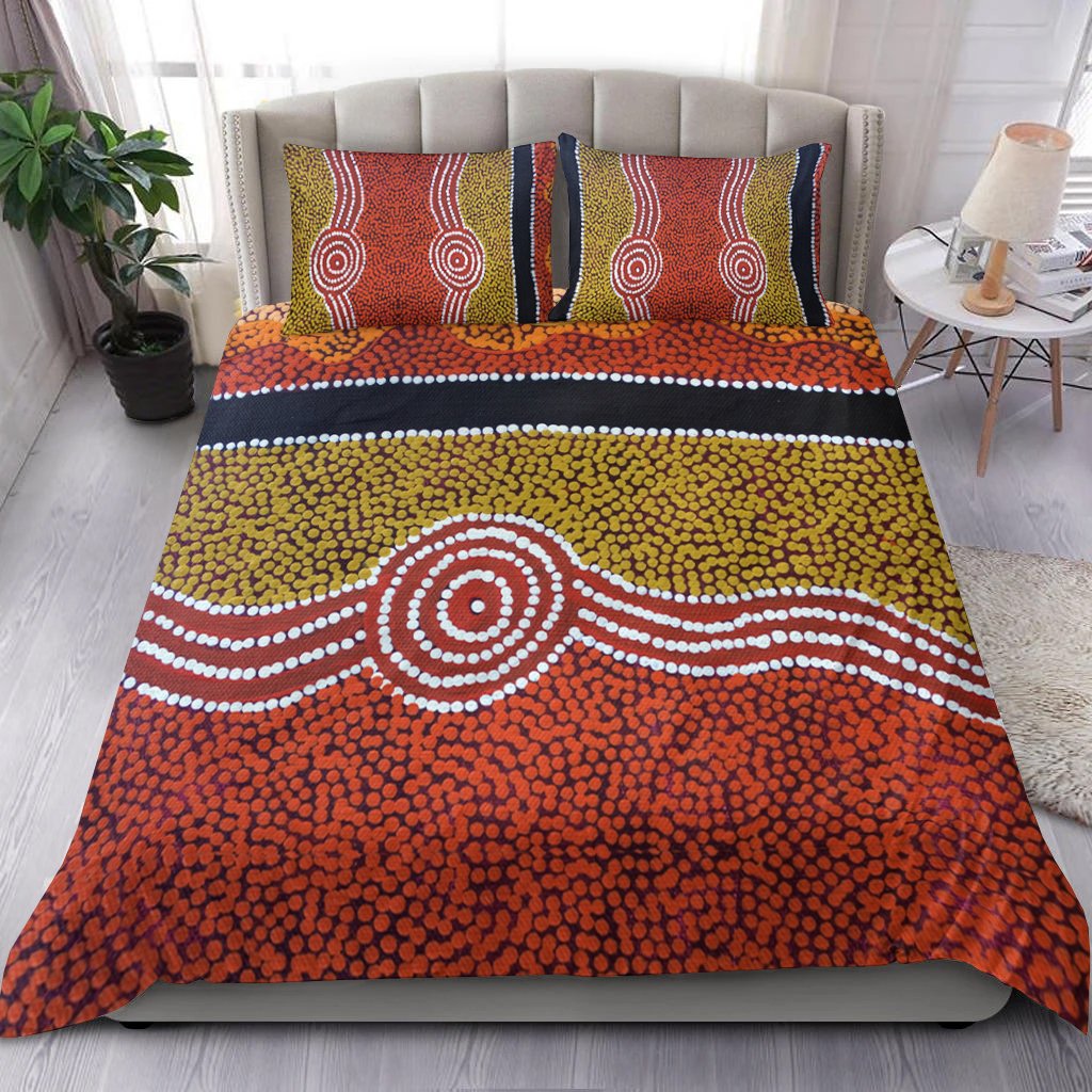 bedding-set-aboriginal-dot-style