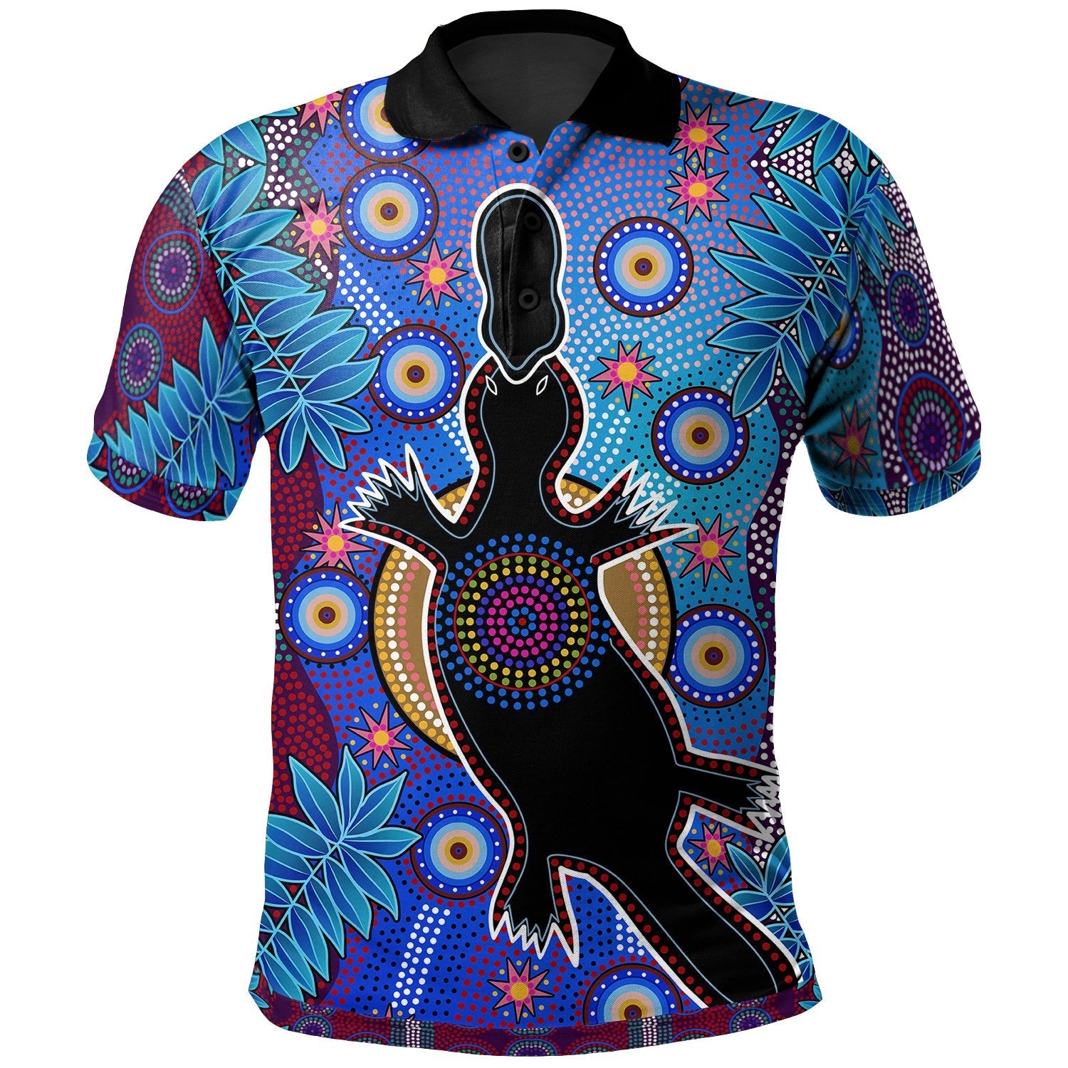 aboriginal-polo-shirt-indigenous-platypus