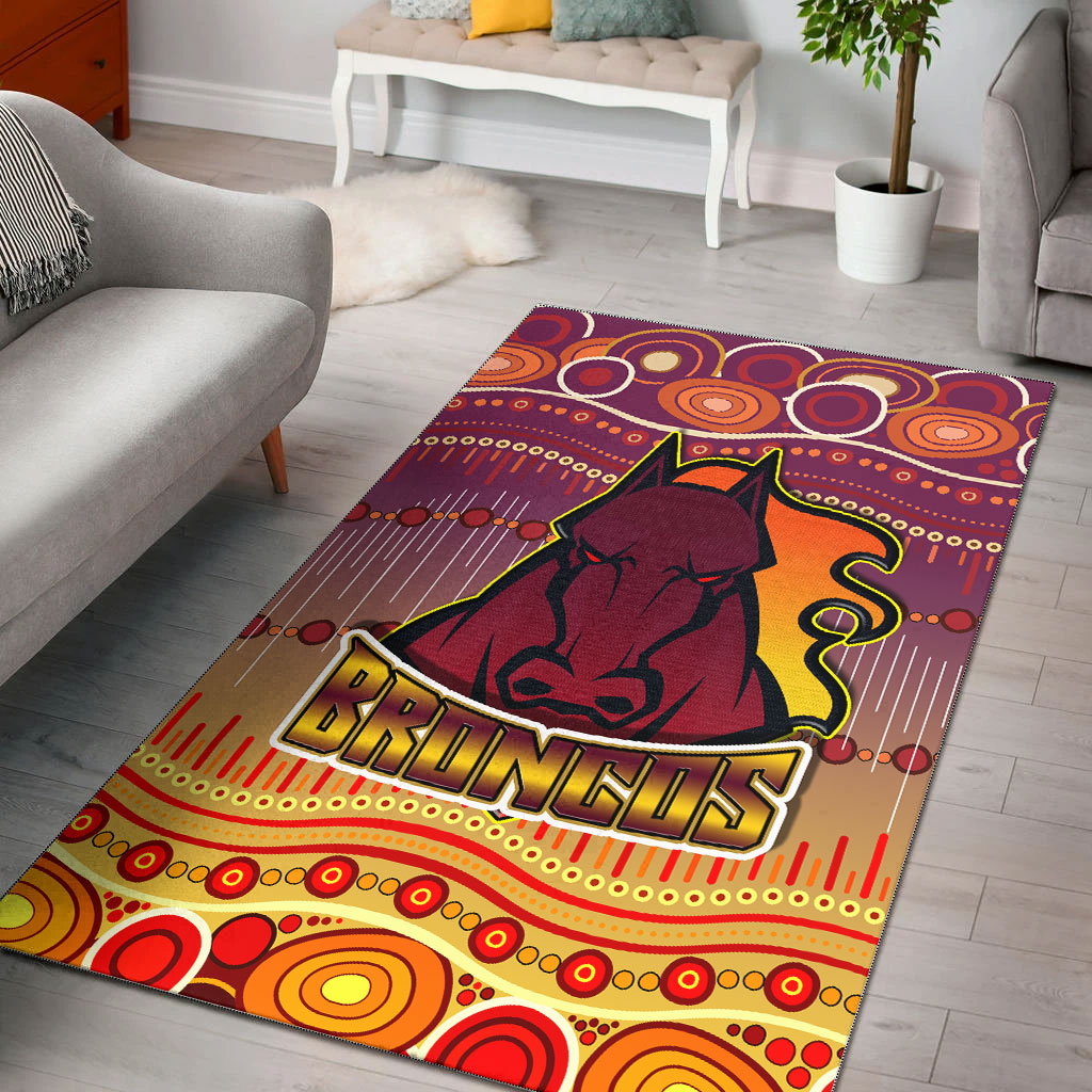 broncos-rugby-area-rug-horse-aboriginal-patterns-area-rug