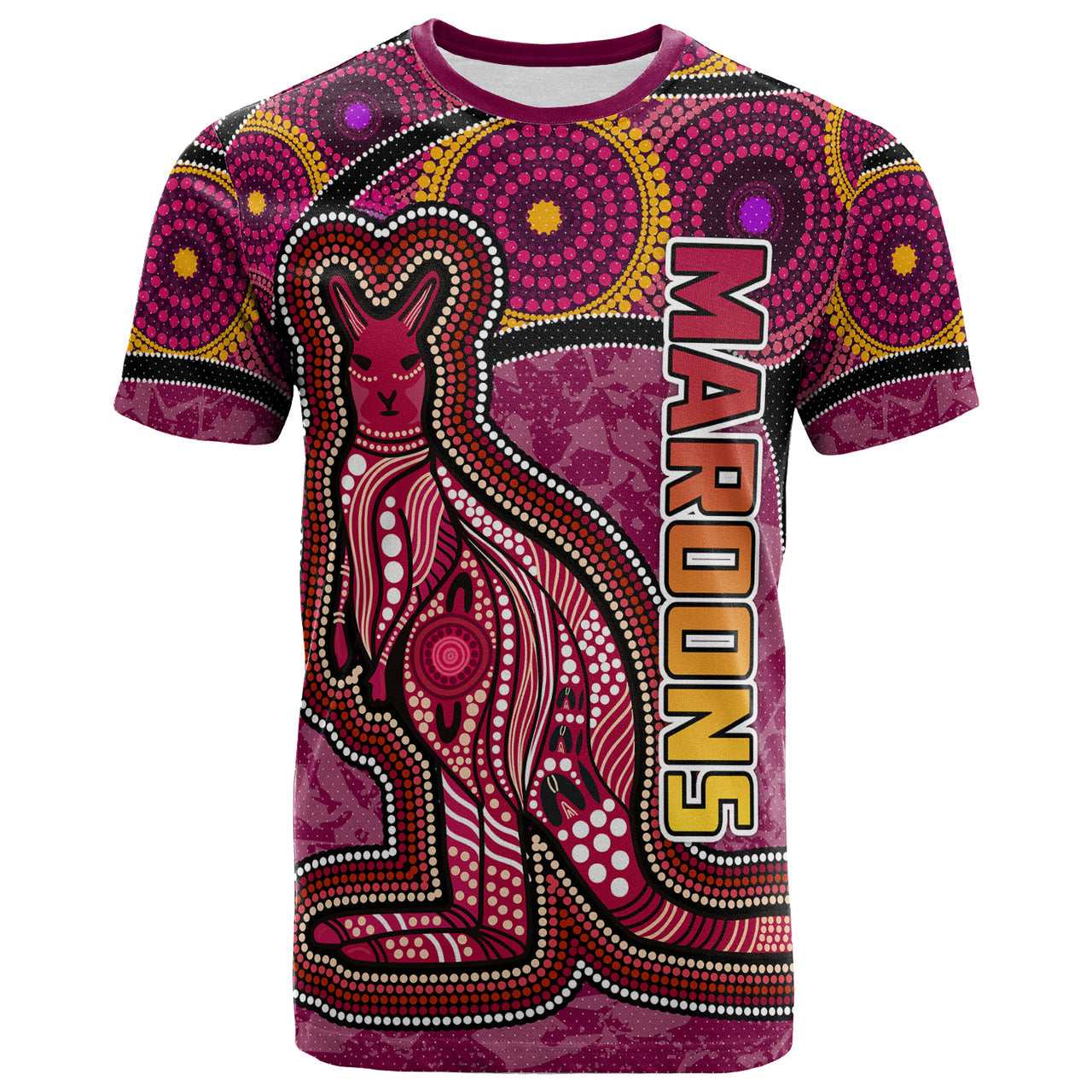 maroons-rugby-t-shirt-custom-maroons-kangaroo-t-shirt