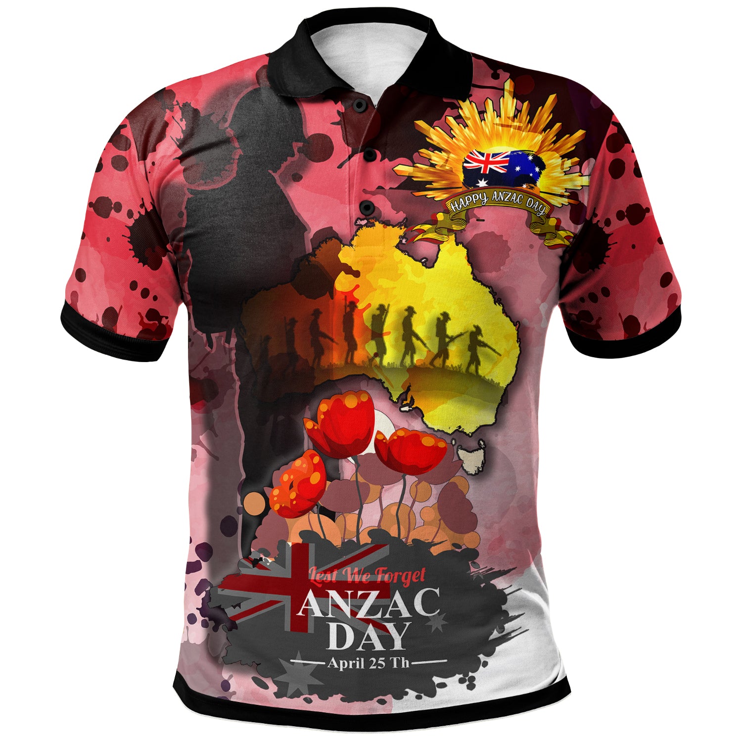 australia-anzac-day-polo-shirt-anzac-daylest-we-forget-color-drawing-patterns-polo-shirt