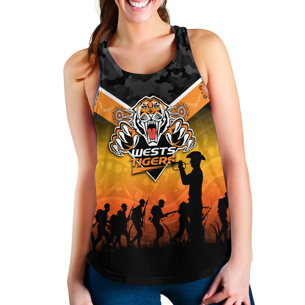 wests-tigers-anzac-day-indigenous-art-women-tank-top