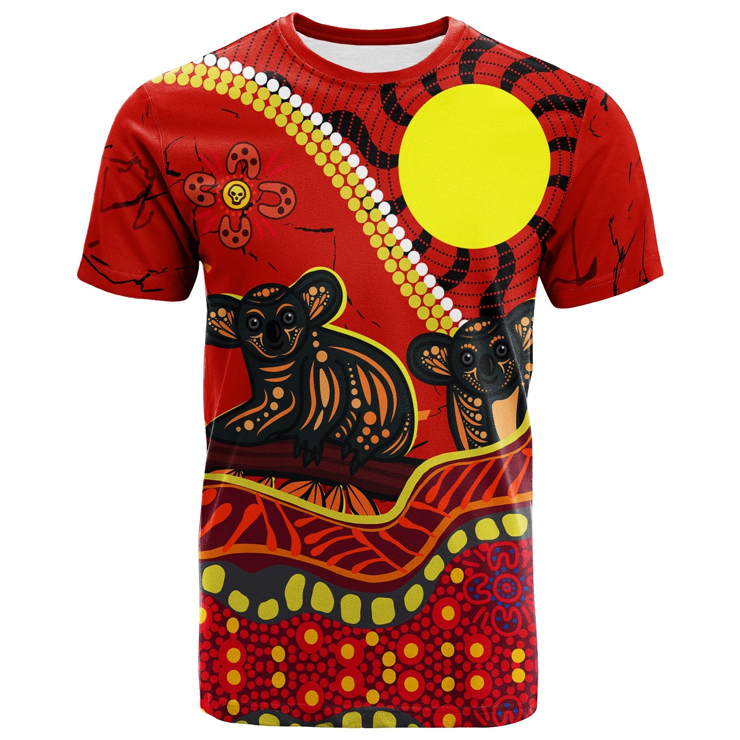 aboriginal-koala-painting-t-shirt