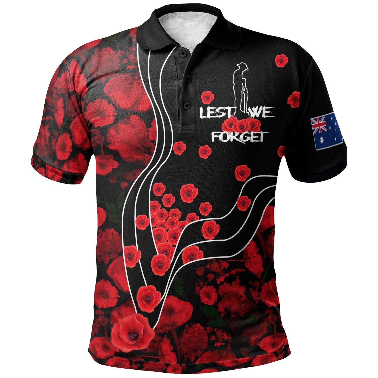 anzac-lest-we-forget-polo-shirt-poppy-flowers