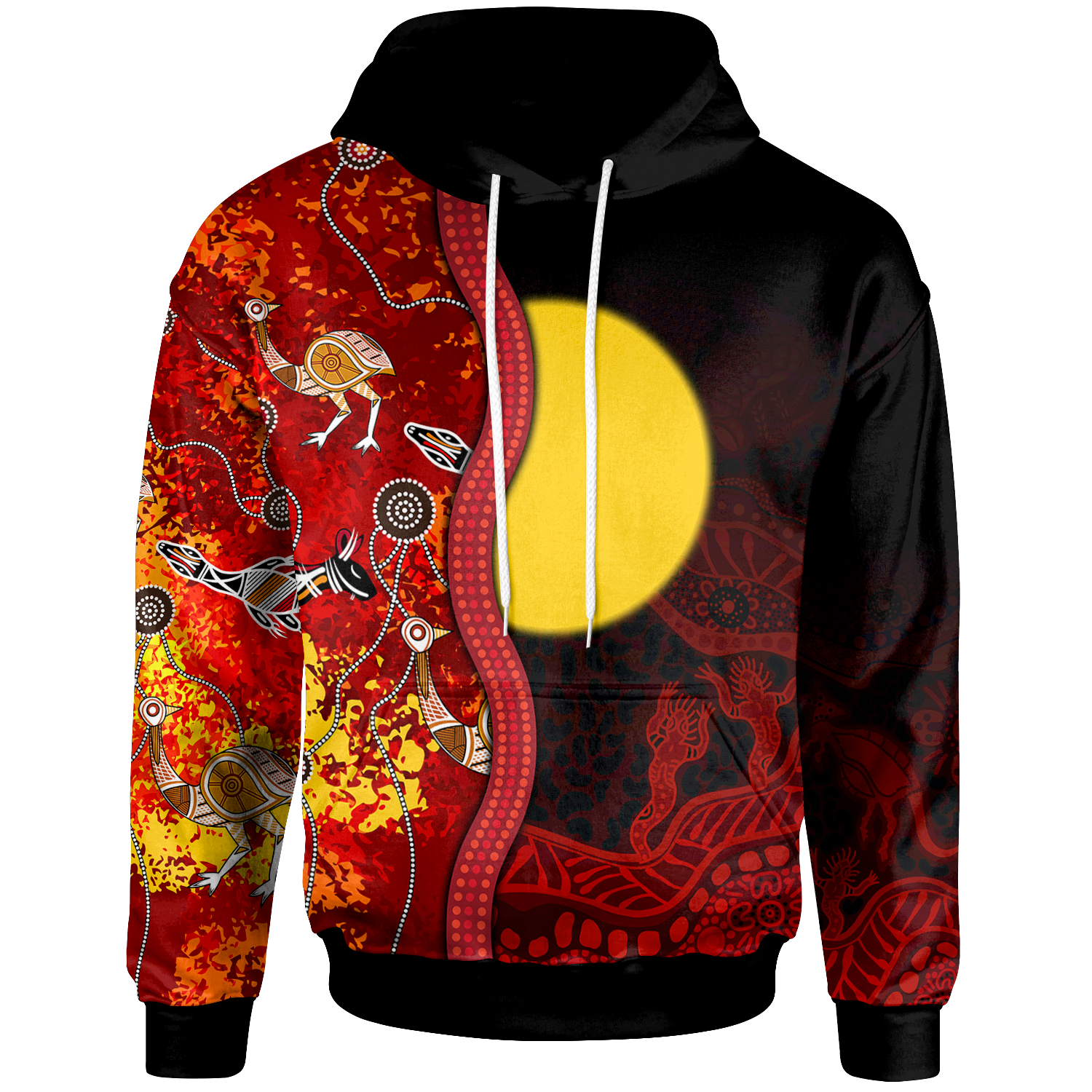 aboriginal-hoodie-red-indigenous-flag