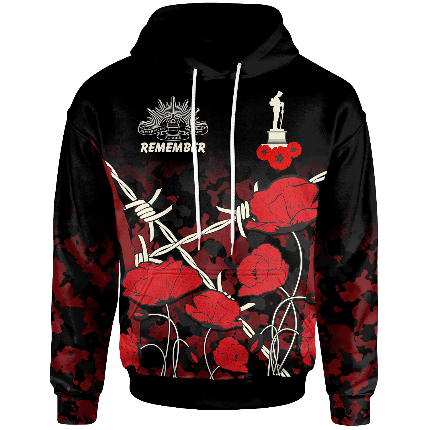 anzac-hoodie-anzac-with-remembrance-poppy-flower-ver2