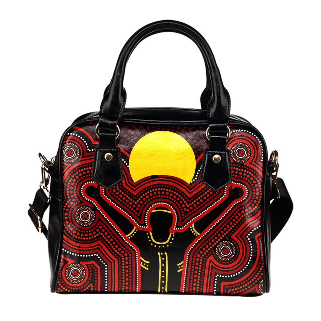 Aboriginal Shoulder Handbags - The Sun Always Shines - Vibe Hoodie