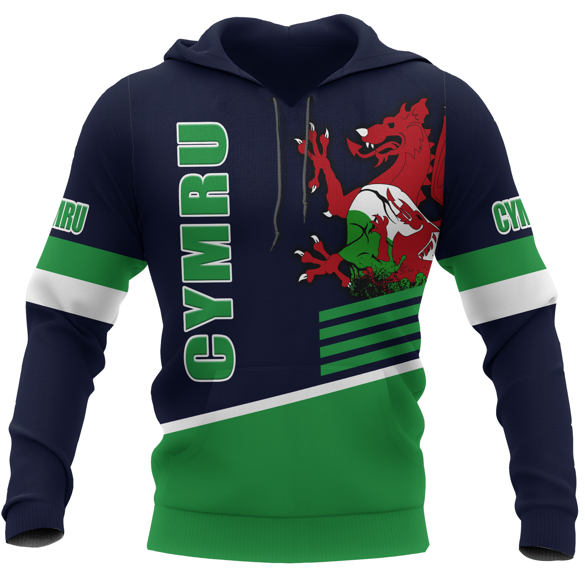 wales-hoodie-great-dragon-style