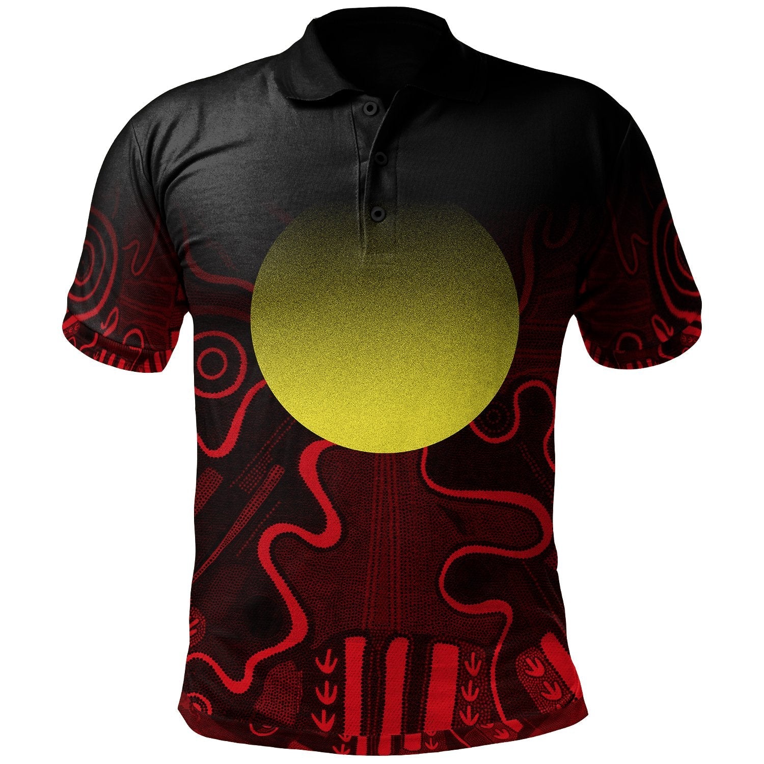 aboriginal-polo-shirt-indigenous-flag-grunge-style