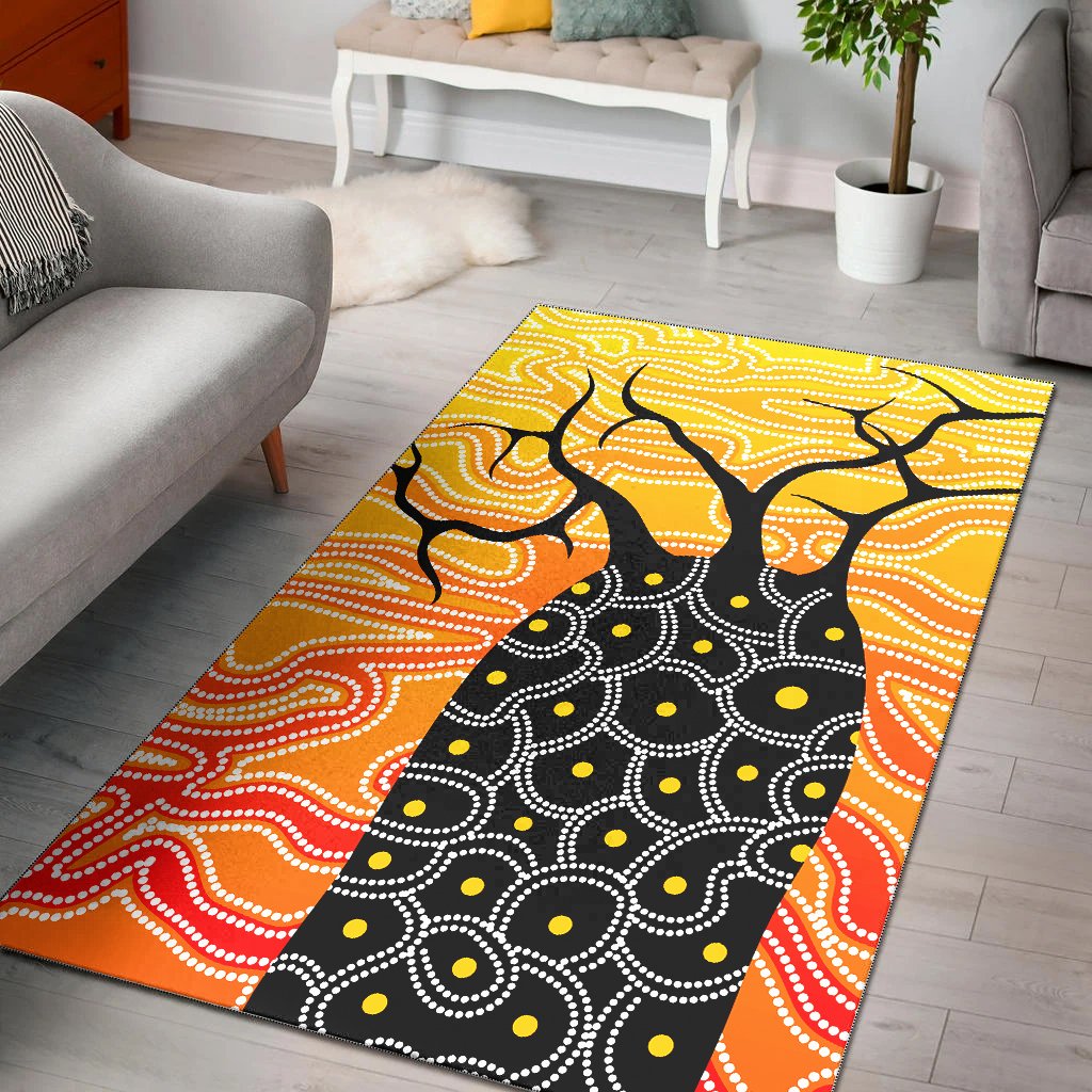 aboriginal-area-rug-boab-tree-aboriginal-style