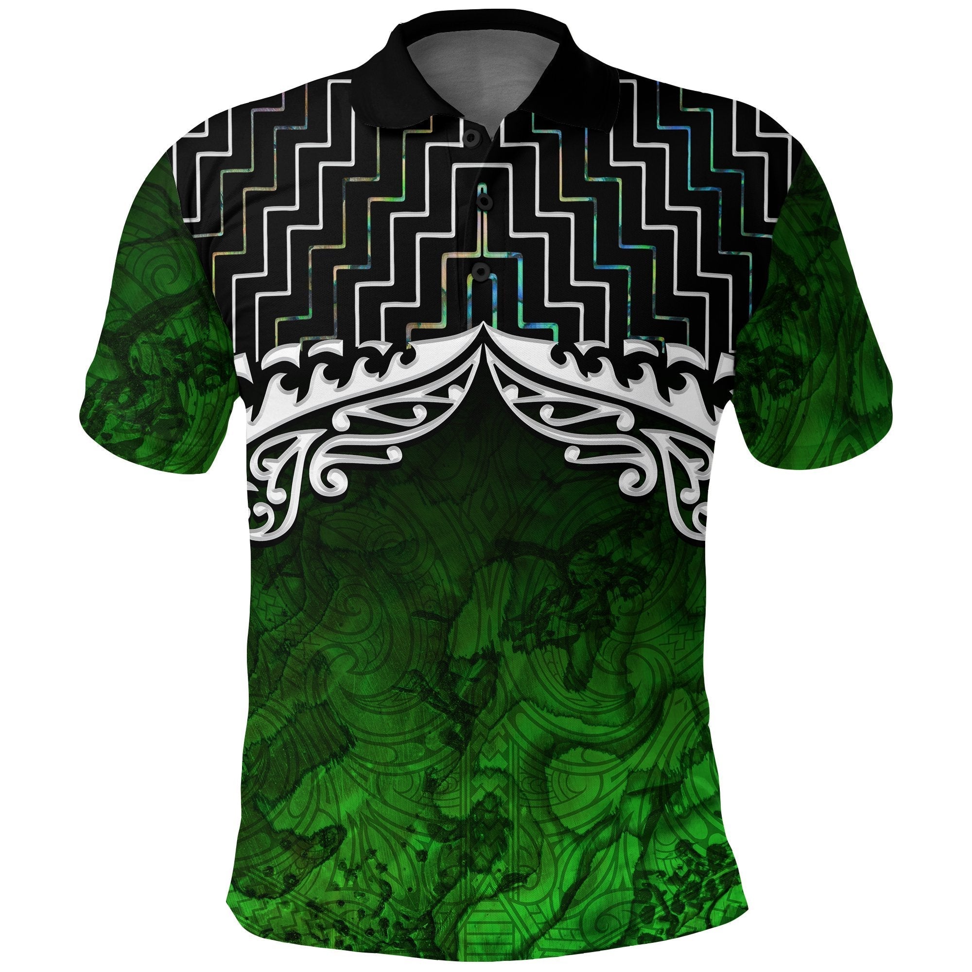 new-zealand-maori-polo-shirt-poutama-silver-fern-golf-shirt