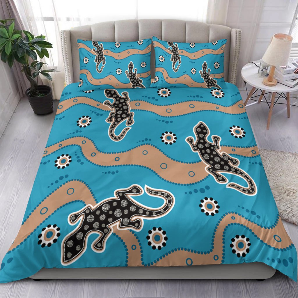 aboriginal-bedding-set-aboriginal-lizard-in-blue-style