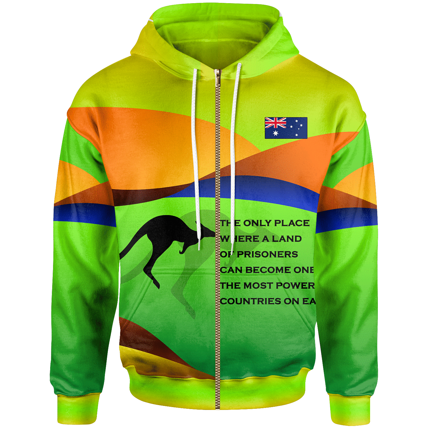 zip-up-hoodie-national-color-of-australia