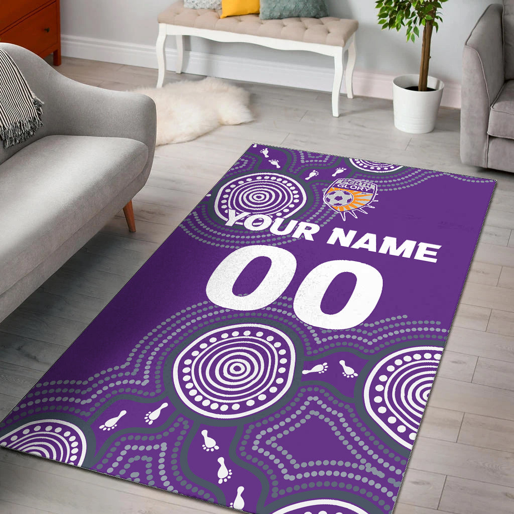 custom-personalised-perth-glory-area-rug-indigenous-dot-painting-art