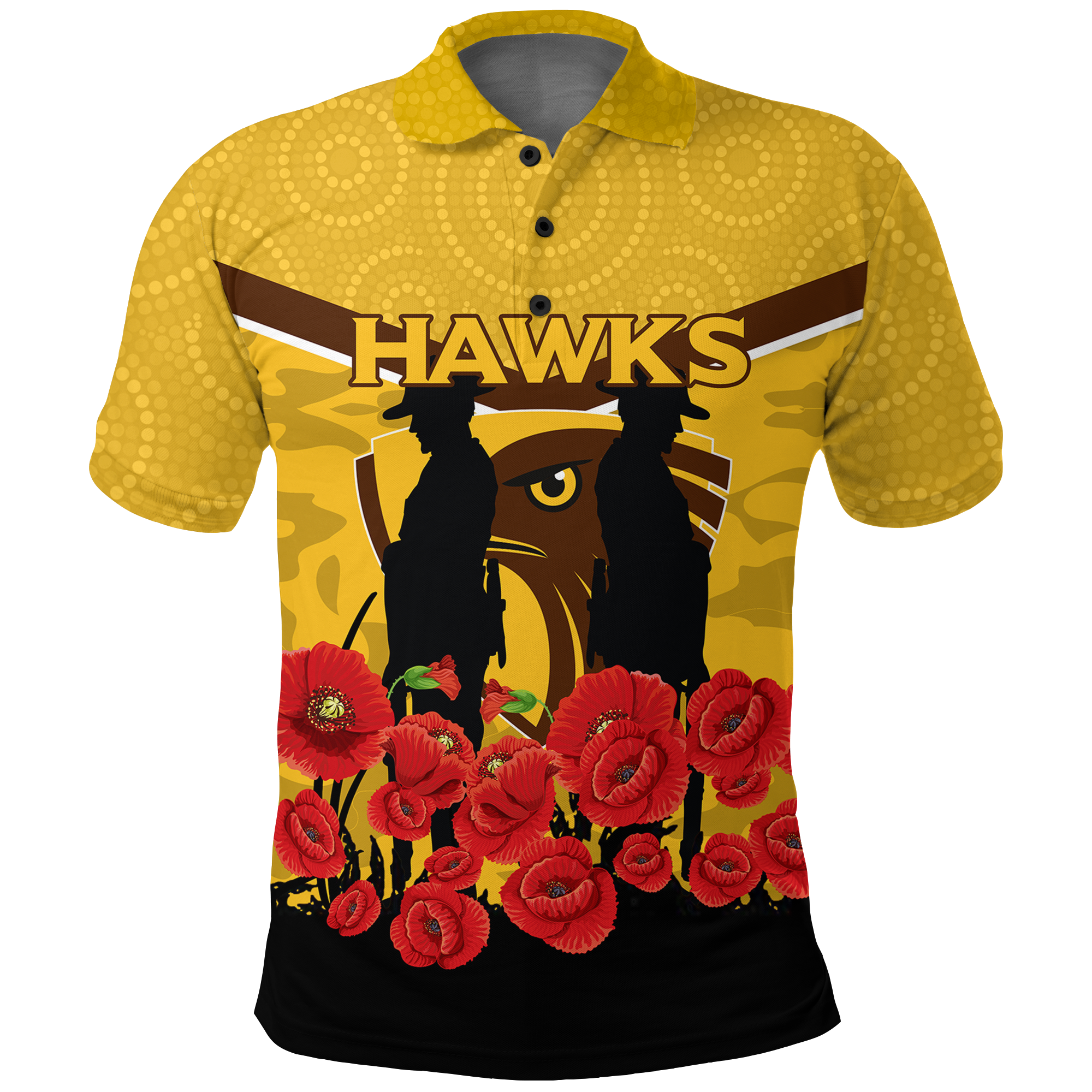 hawks-anzac-day-polo-shirt-indigenous-art