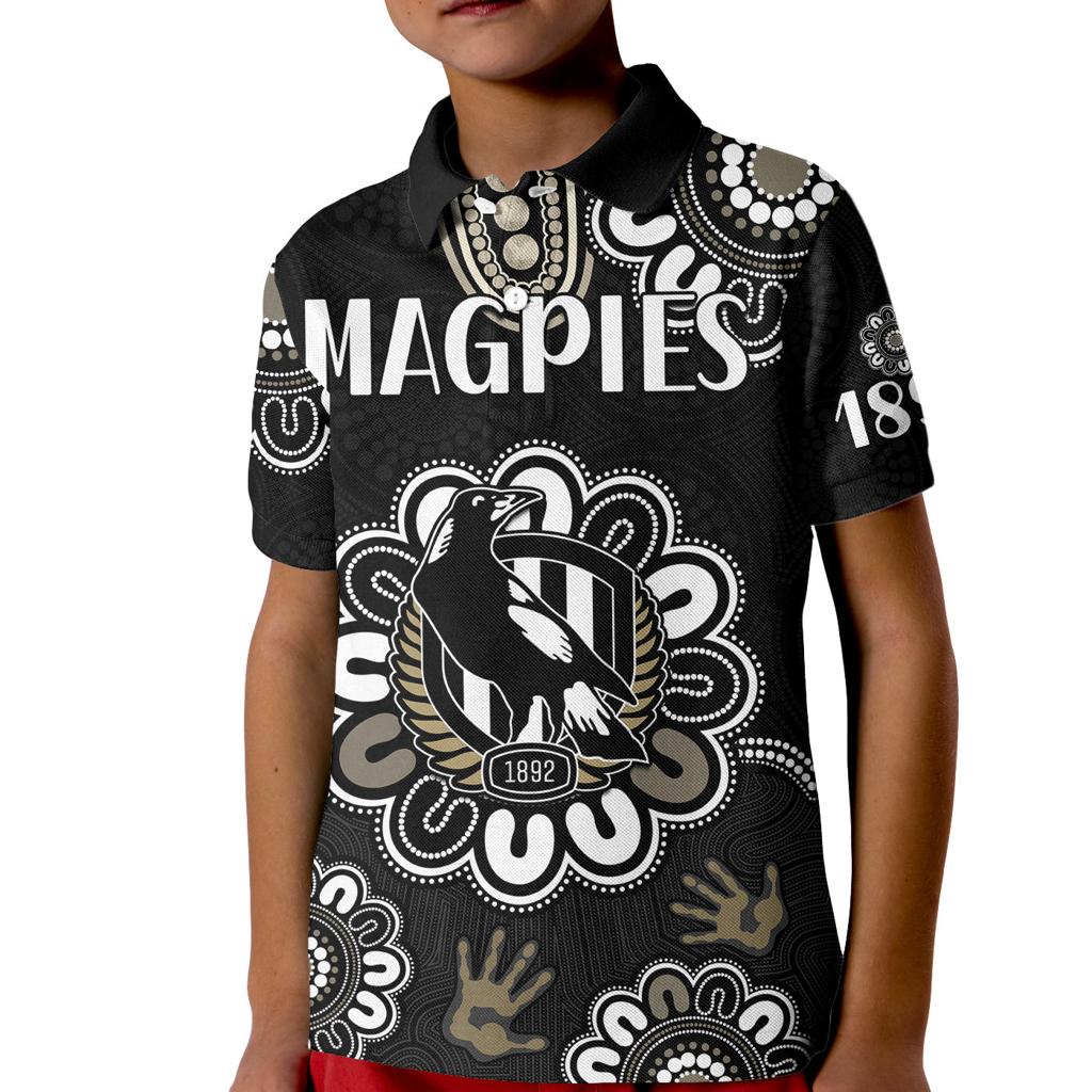 custom-personalised-afl-collingwood-magpies-football-magpies-1892-kid-polo-shirt