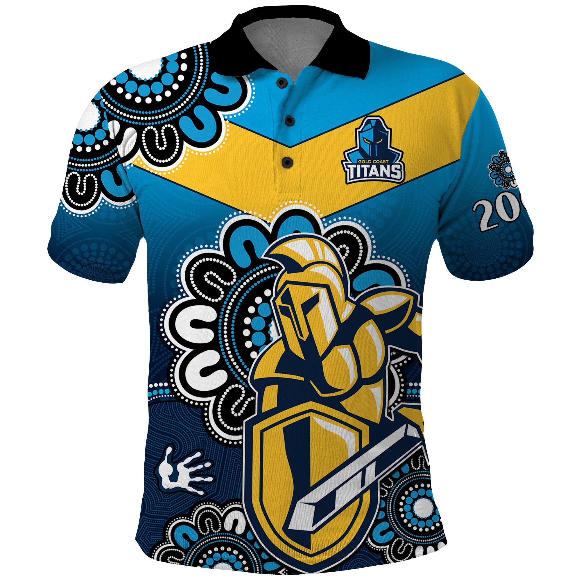 custom-personalised-nrl-gold-coast-titans-rugby-gld-2007-aboriginal-polo-shirt