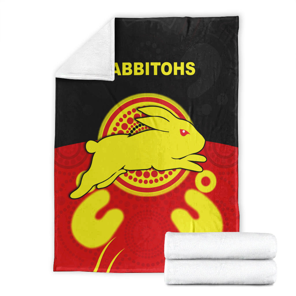 rabbitohs-indigenous-premium-blanket-style-aboriginal-flag