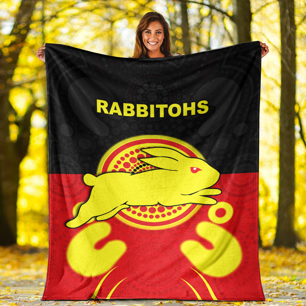 rabbitohs-indigenous-premium-blanket-style-aboriginal-flag