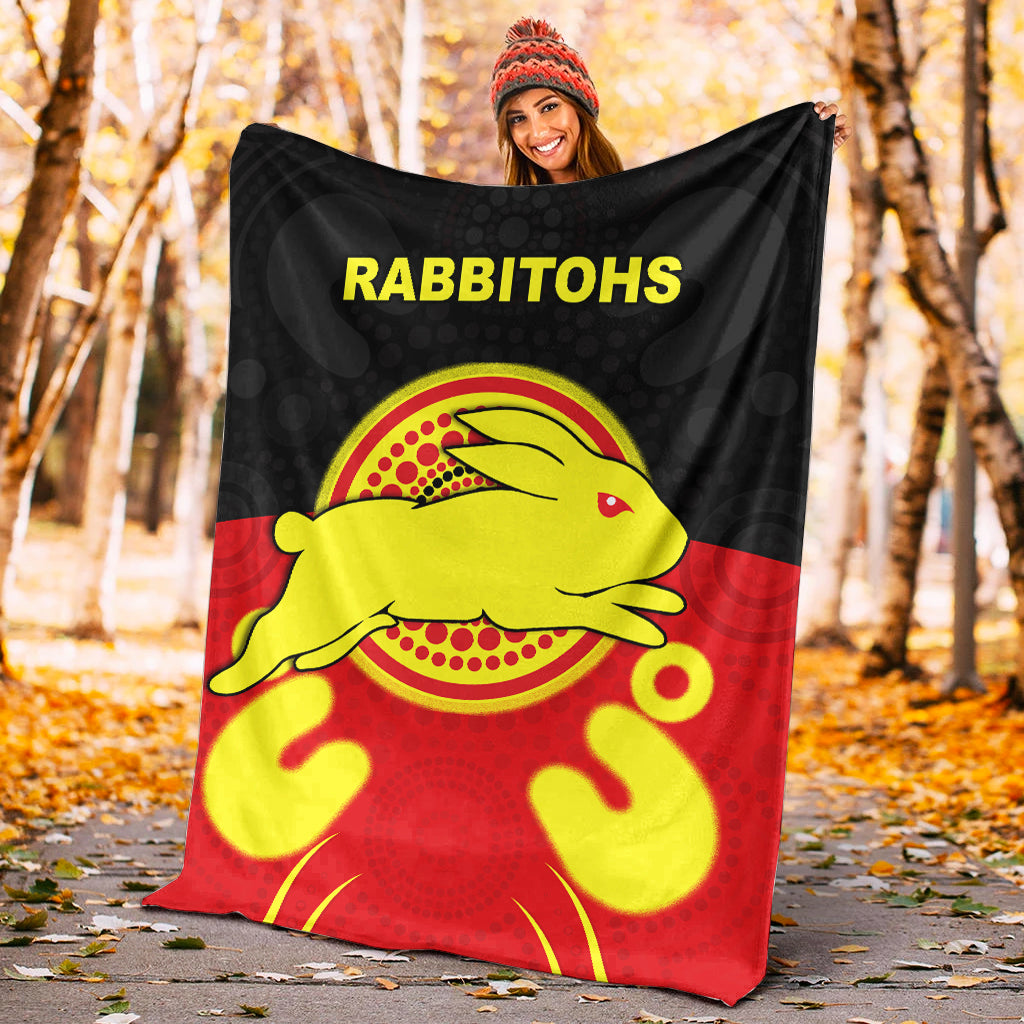 rabbitohs-indigenous-premium-blanket-style-aboriginal-flag