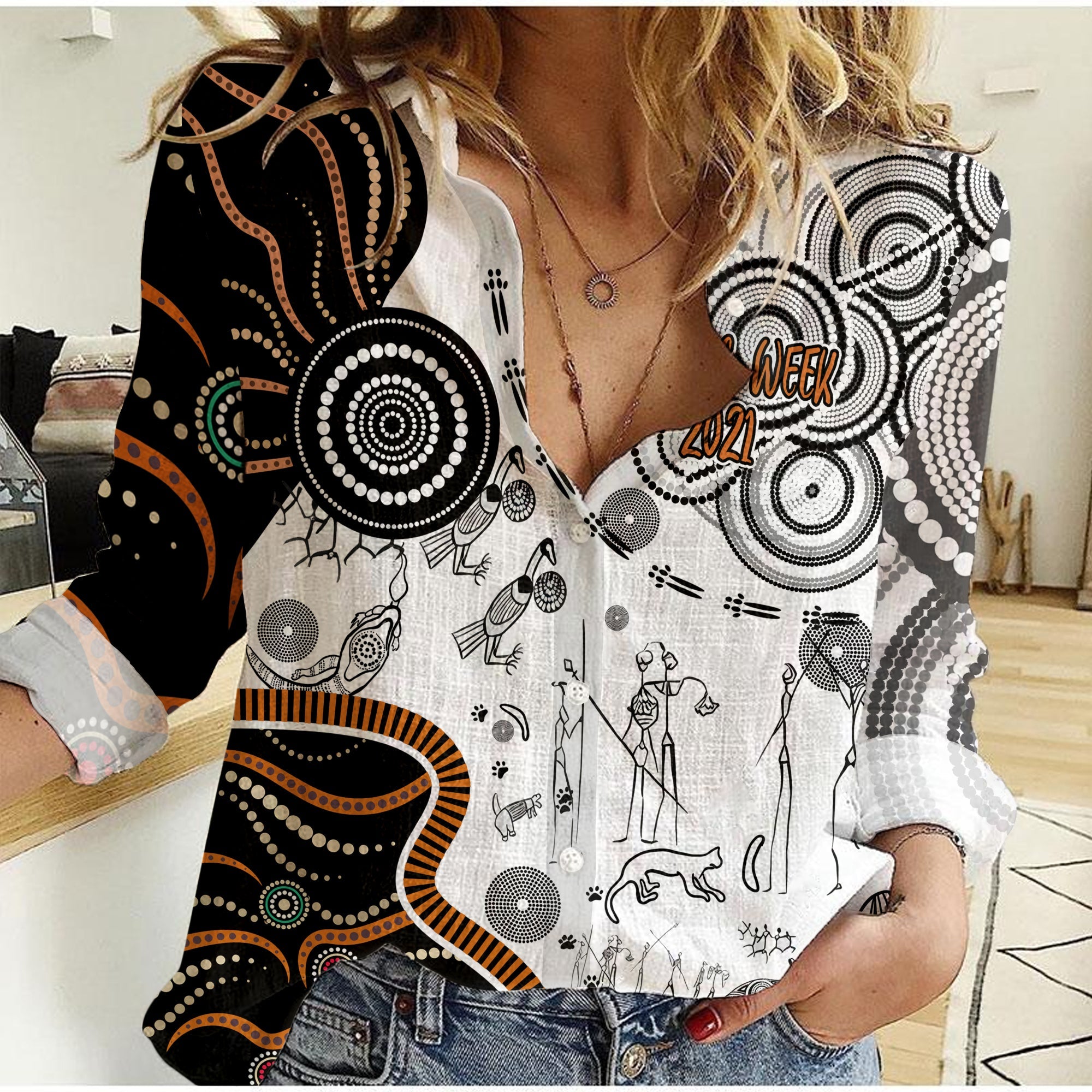 custom-personalised-women-casual-shirt-australia-naidoc-week-aboriginal-story