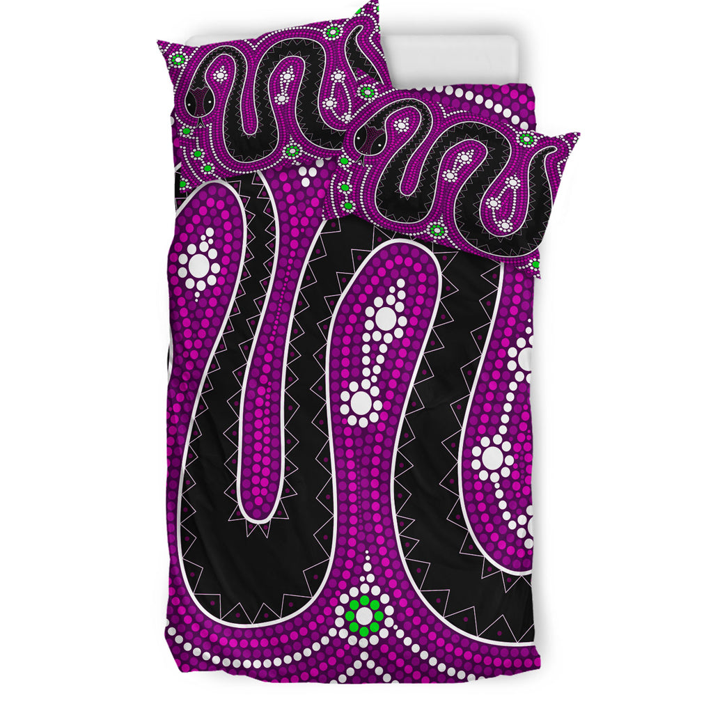 australia-indigenous-bedding-set-aboriginal-inspired-dreamtime-snake