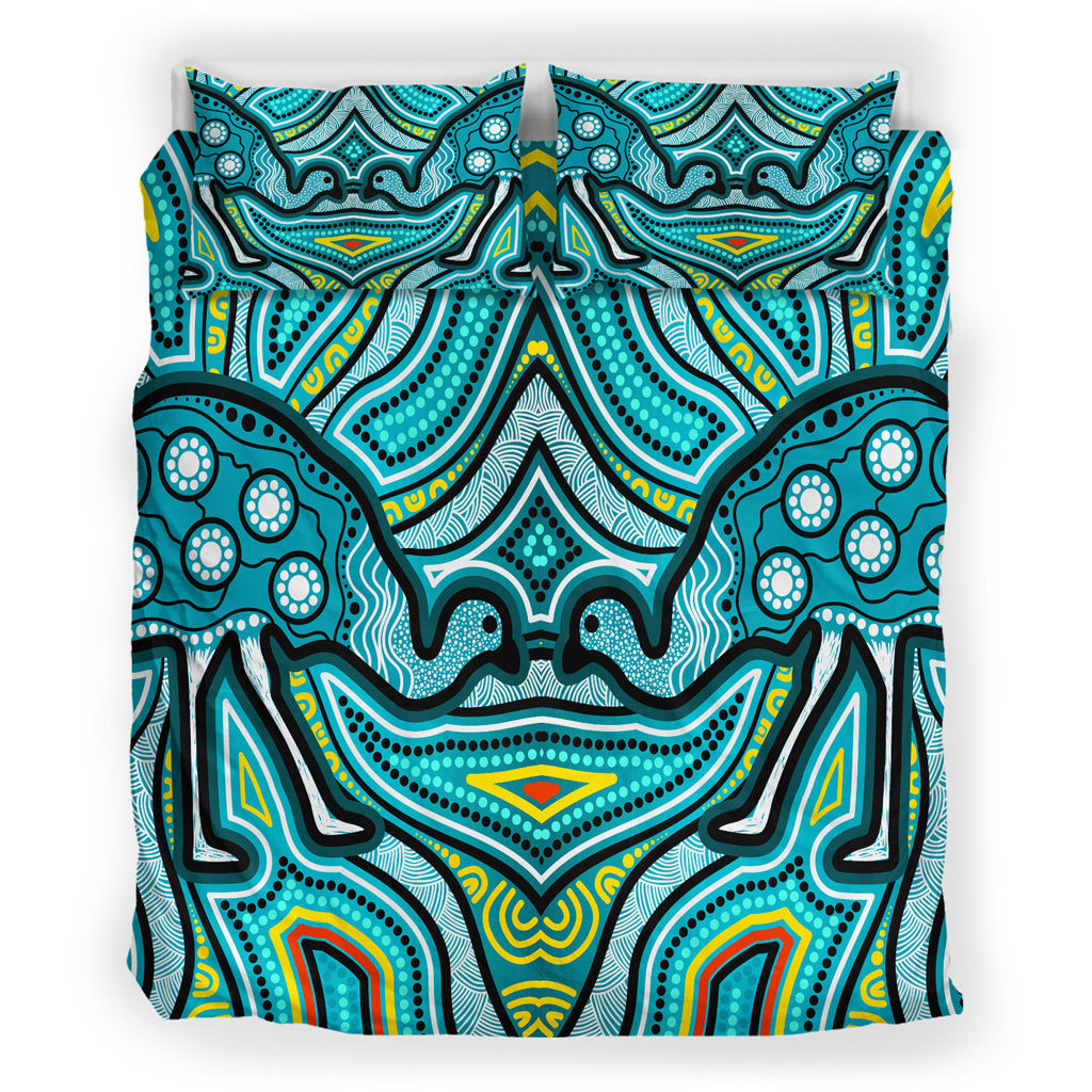 australia-indigenous-bedding-set-aboriginal-inspired-emu-artwork