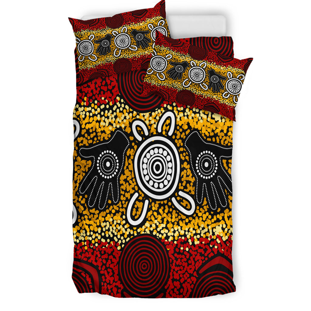 australia-indigenous-bedding-set-aboriginal-inspired-hand-print-artwork