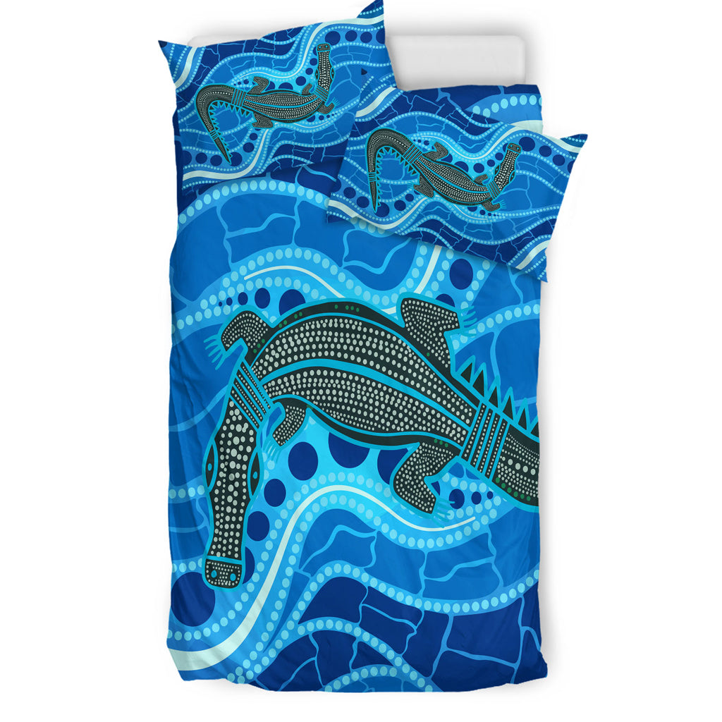 australia-indigenous-bedding-set-aboriginal-inspired-river-and-crocodile