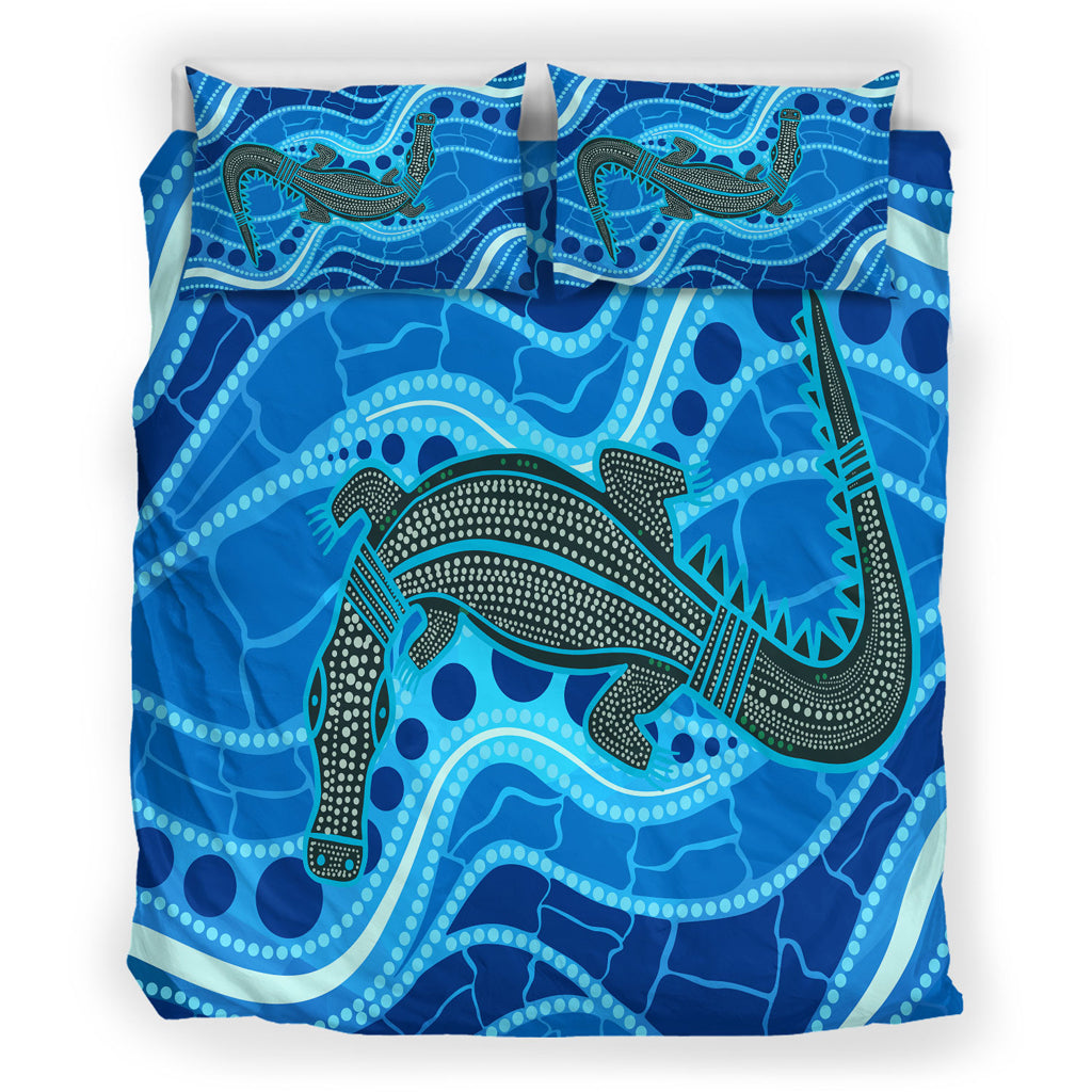 australia-indigenous-bedding-set-aboriginal-inspired-river-and-crocodile