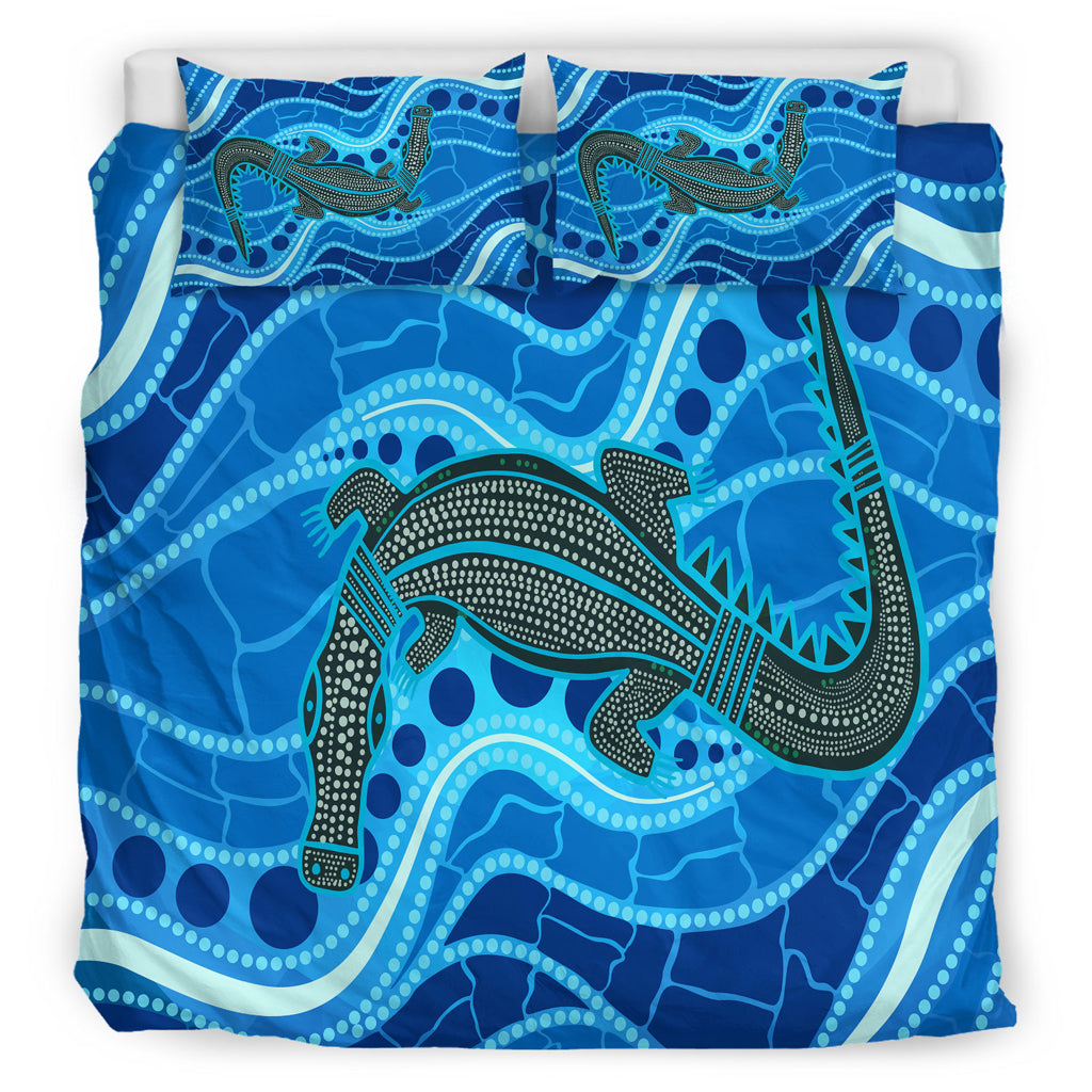 australia-indigenous-bedding-set-aboriginal-inspired-river-and-crocodile