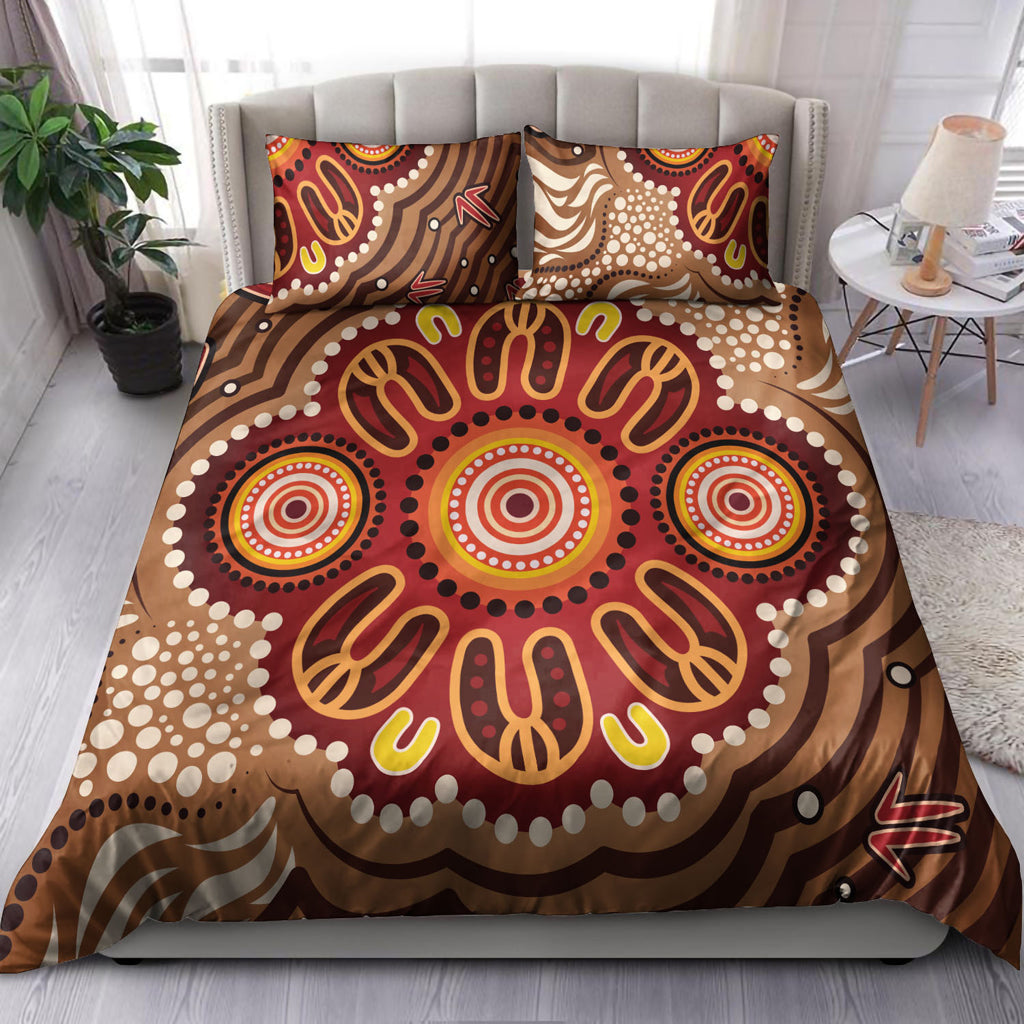 australia-aboriginal-inspired-bedding-set-aboriginal-connection-concept-artwork-09