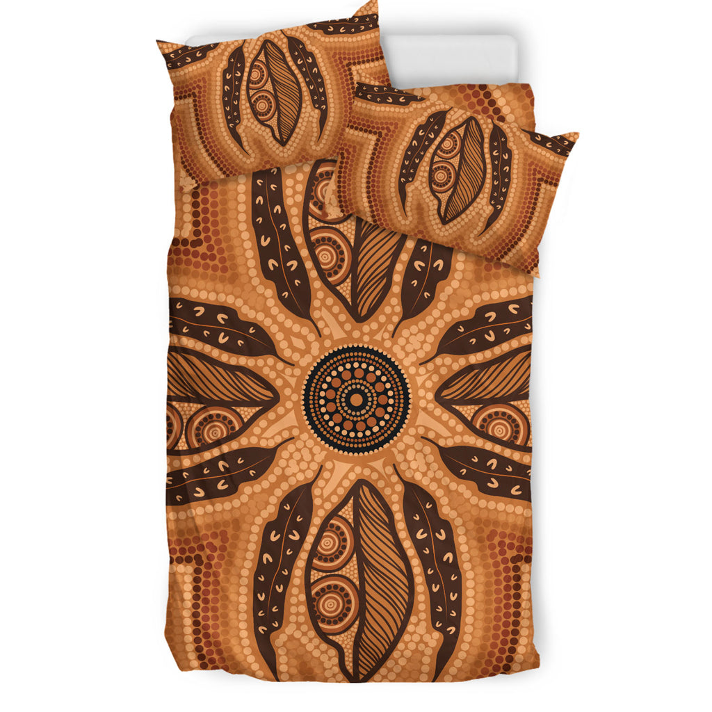 australia-aboriginal-inspired-bedding-set-aboriginal-connection-concept-artwork