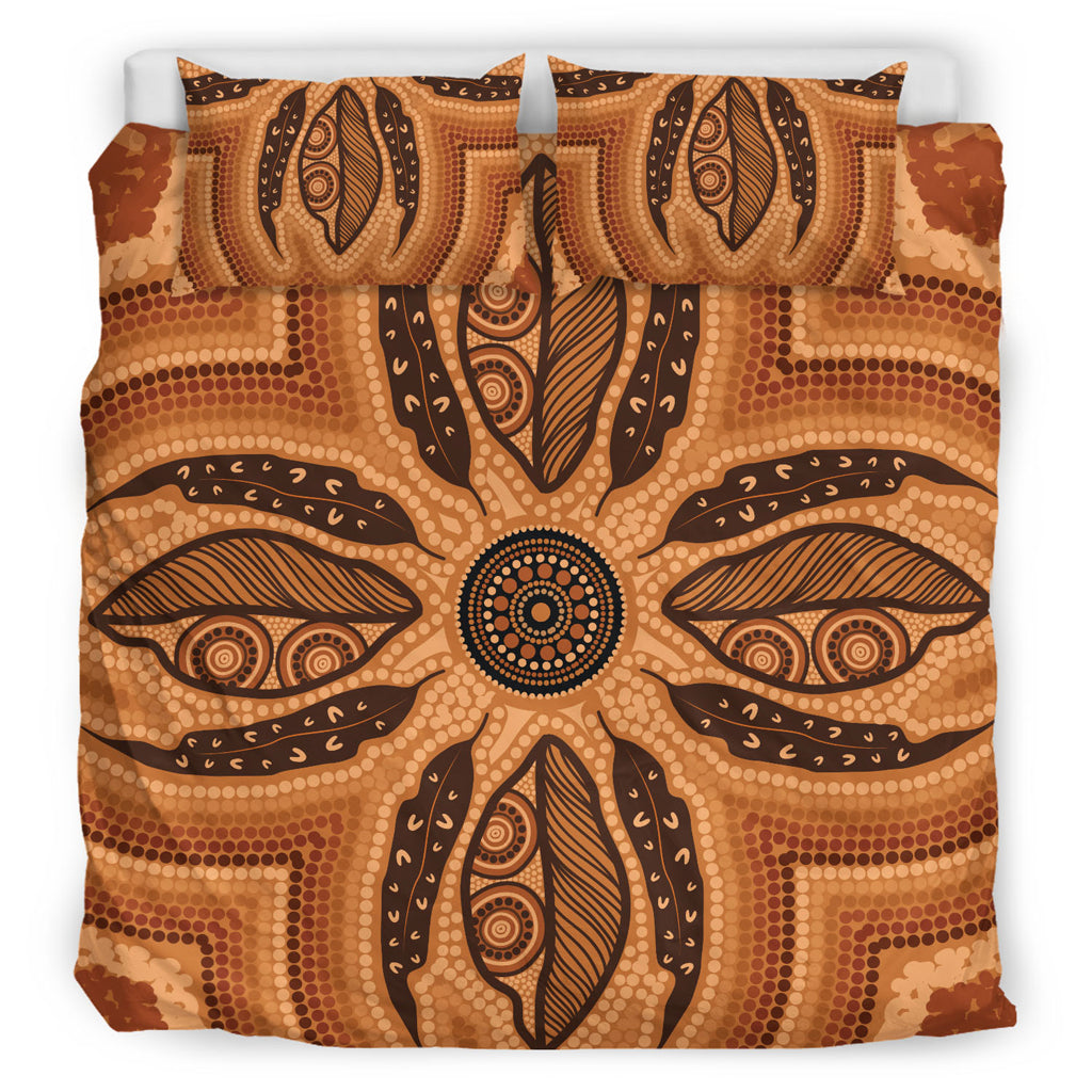 australia-aboriginal-inspired-bedding-set-aboriginal-connection-concept-artwork