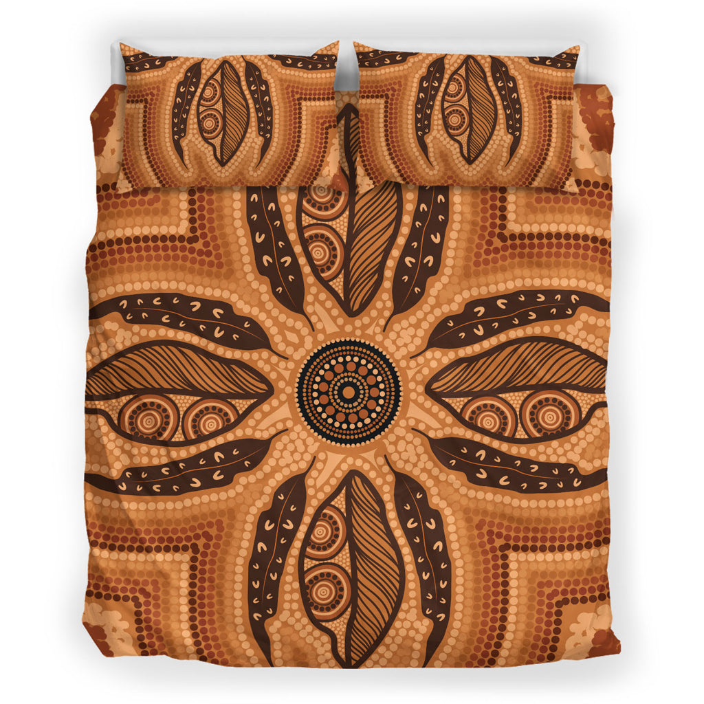 australia-aboriginal-inspired-bedding-set-aboriginal-connection-concept-artwork