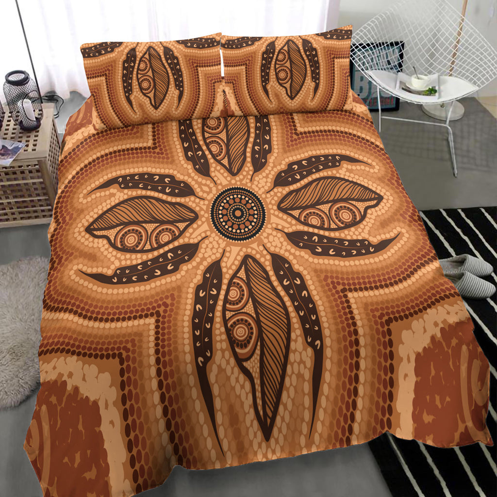 australia-aboriginal-inspired-bedding-set-aboriginal-connection-concept-artwork