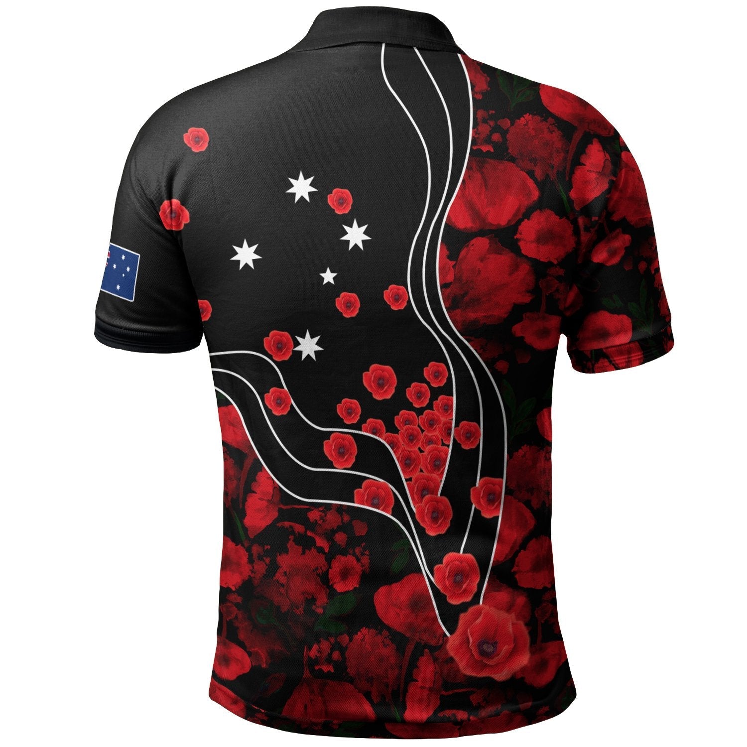 anzac-lest-we-forget-polo-shirt-poppy-flowers