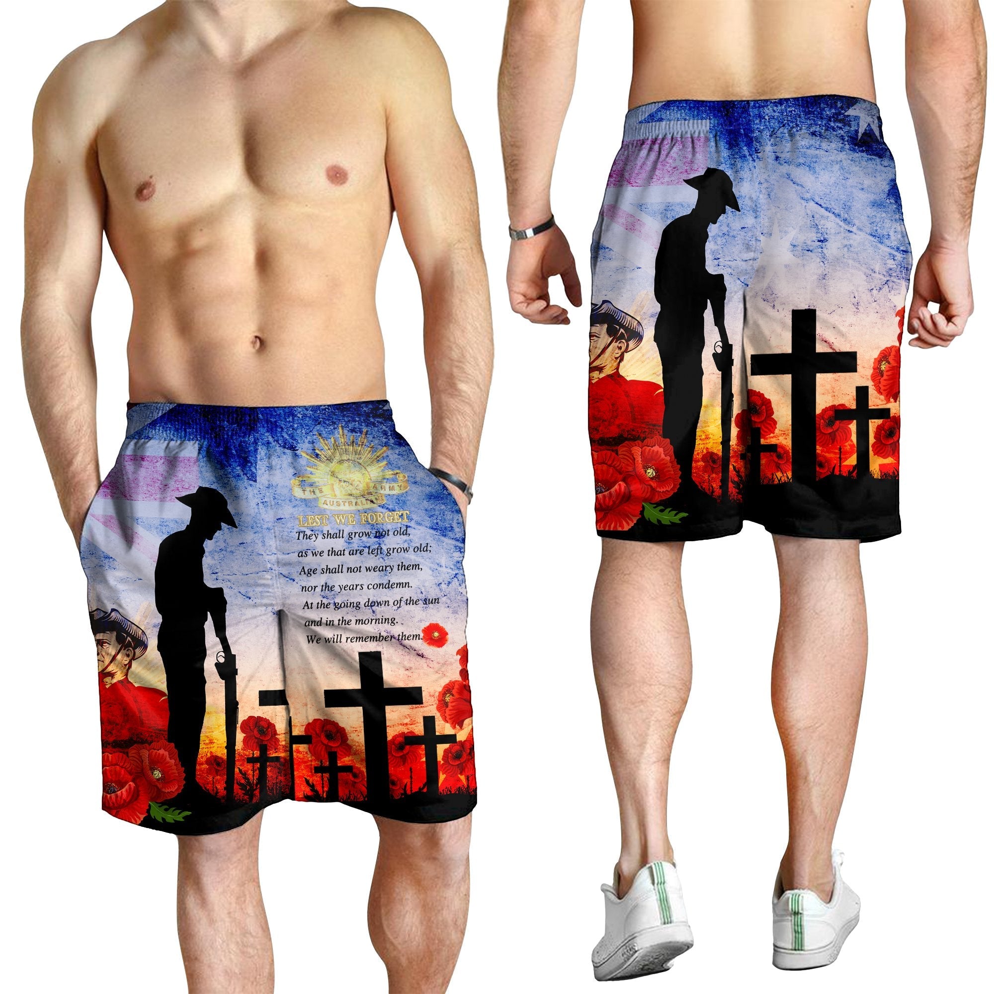 anzac-mens-shorts-anzac-2020-lest-we-forget-the-australian-army