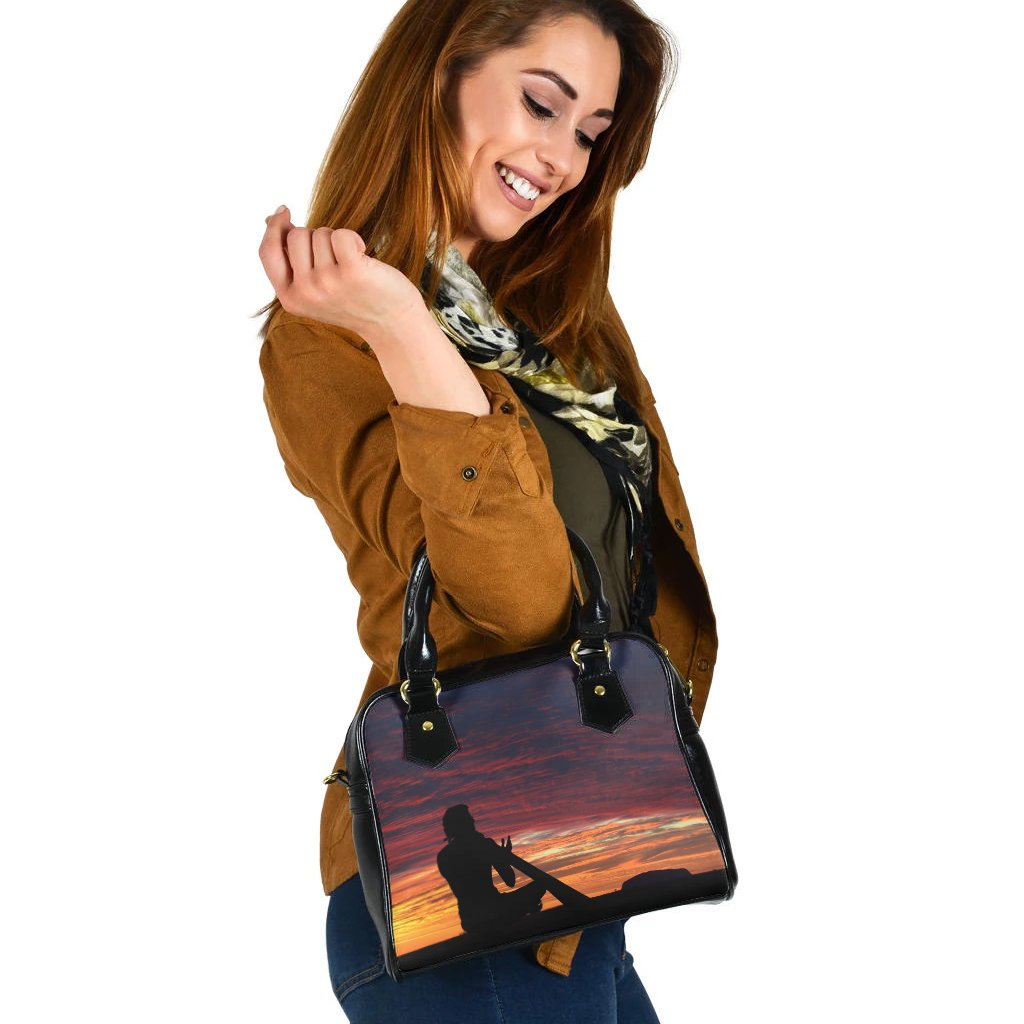 Shoulder Handbag - Uluru Sky View 2021 - Vibe Hoodie