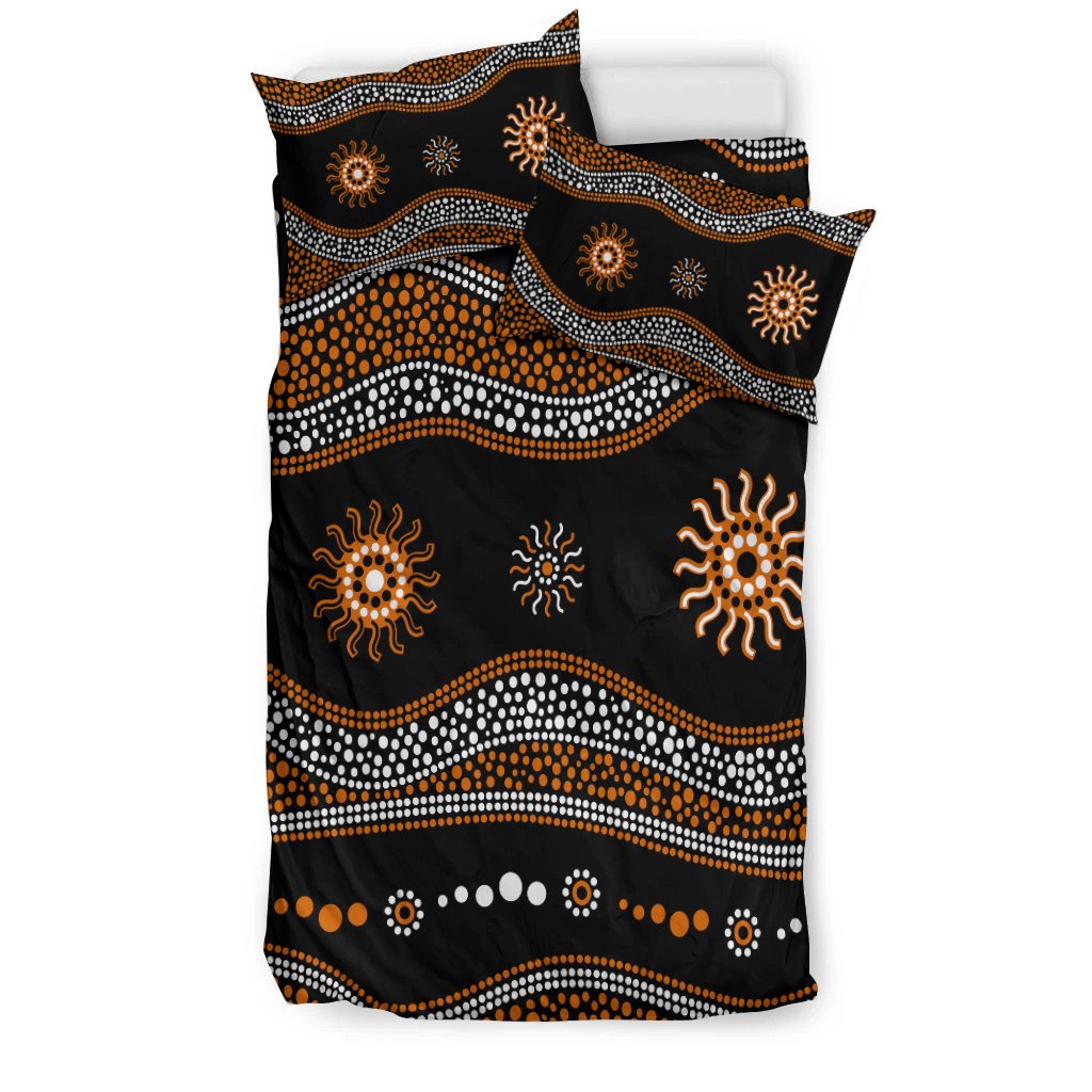 aboriginal-bedding-set-aboriginal-sun-tribal-black