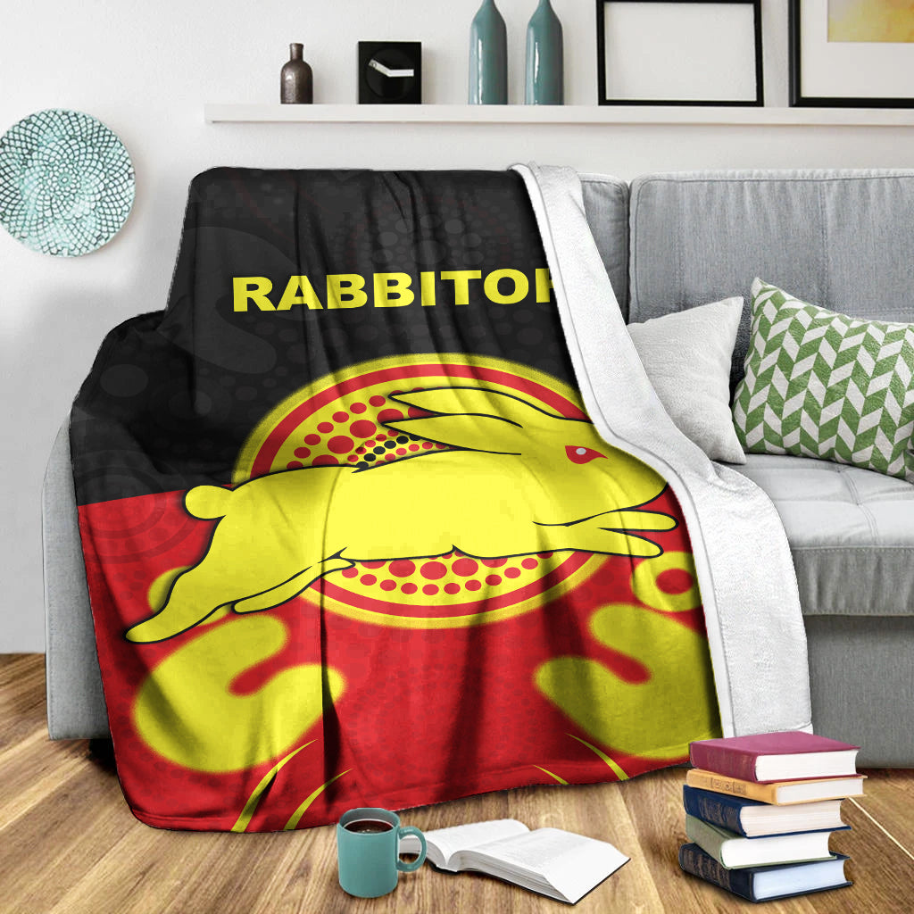 rabbitohs-indigenous-premium-blanket-style-aboriginal-flag