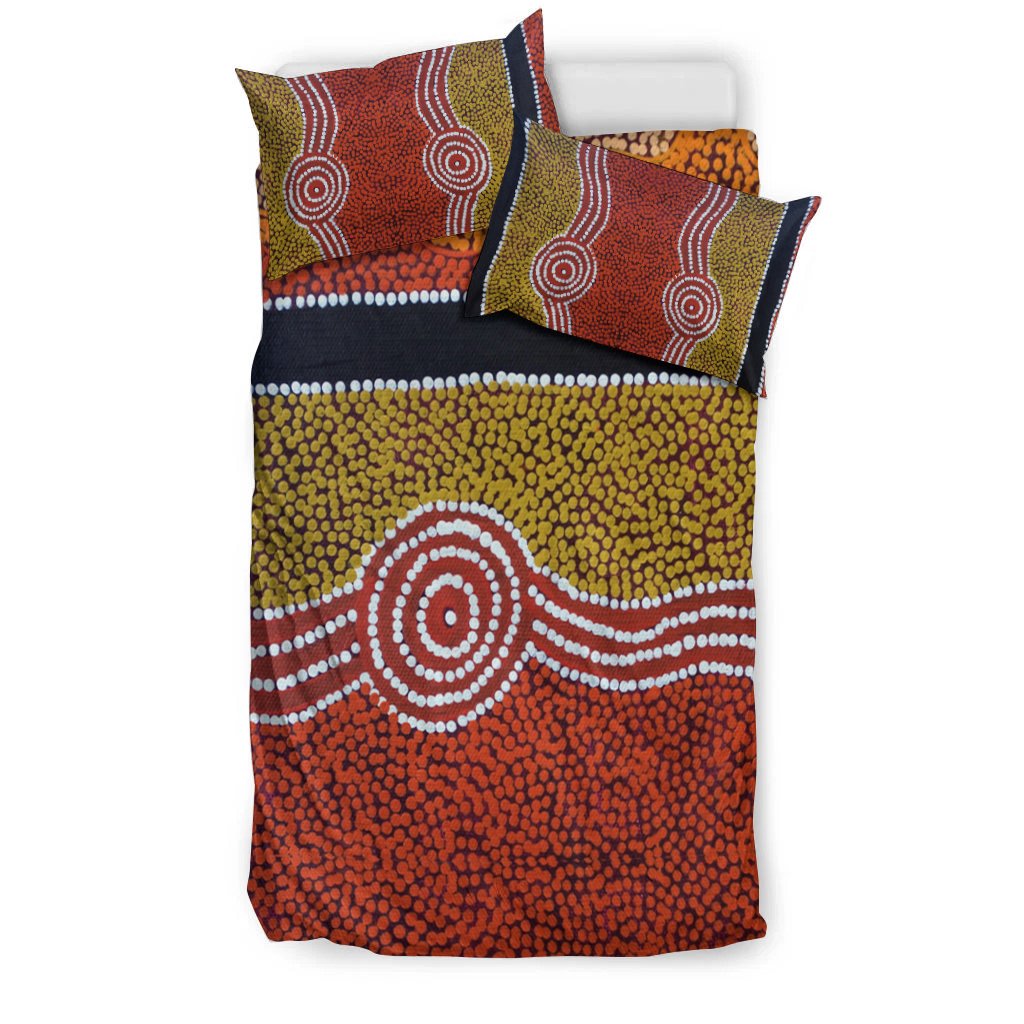 bedding-set-aboriginal-dot-style