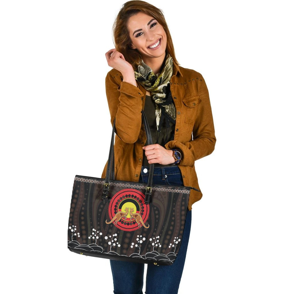 large-leather-tote-bag-kangaroo-with-tribal-pattern-and-aboriginal-flag